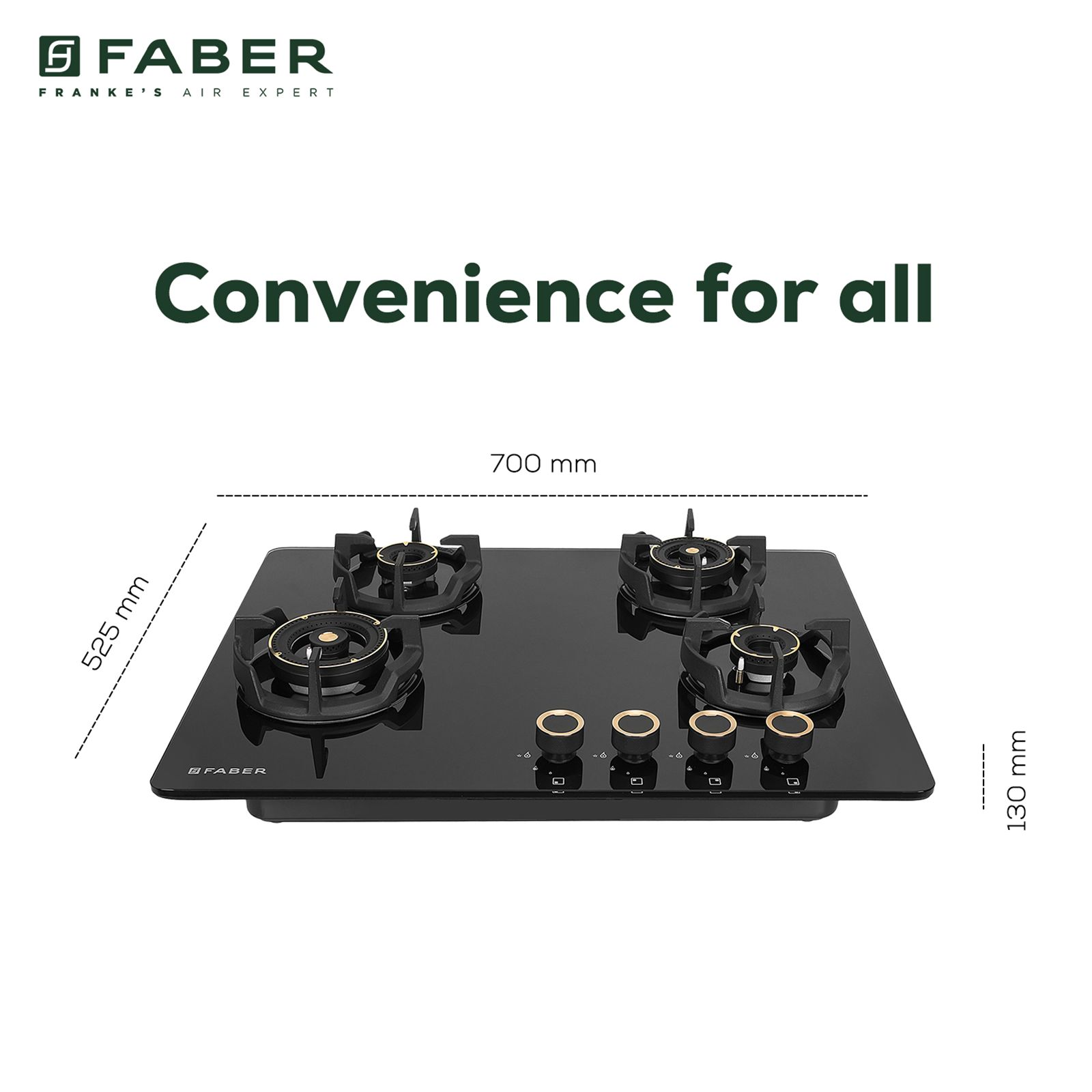 Faber Experia HT704 BR AL AI IN Toughened Glass Top 4 Burner Automatic Hob (Spill-Proof Design, Black) Faber Experia HT704 BR AL AI IN Toughened Glass Top 4 Burner Automatic Hob (Spill-Proof Design, Black)_6