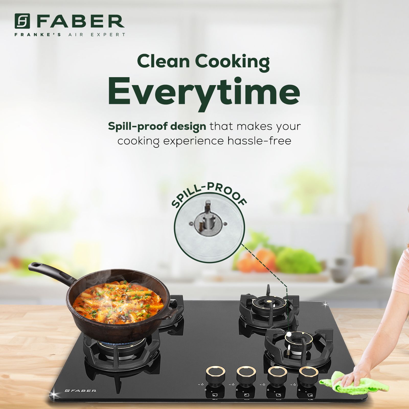 Faber Experia HT704 BR AL AI IN Toughened Glass Top 4 Burner Automatic Hob (Spill-Proof Design, Black) Faber Experia HT704 BR AL AI IN Toughened Glass Top 4 Burner Automatic Hob (Spill-Proof Design, Black)_8