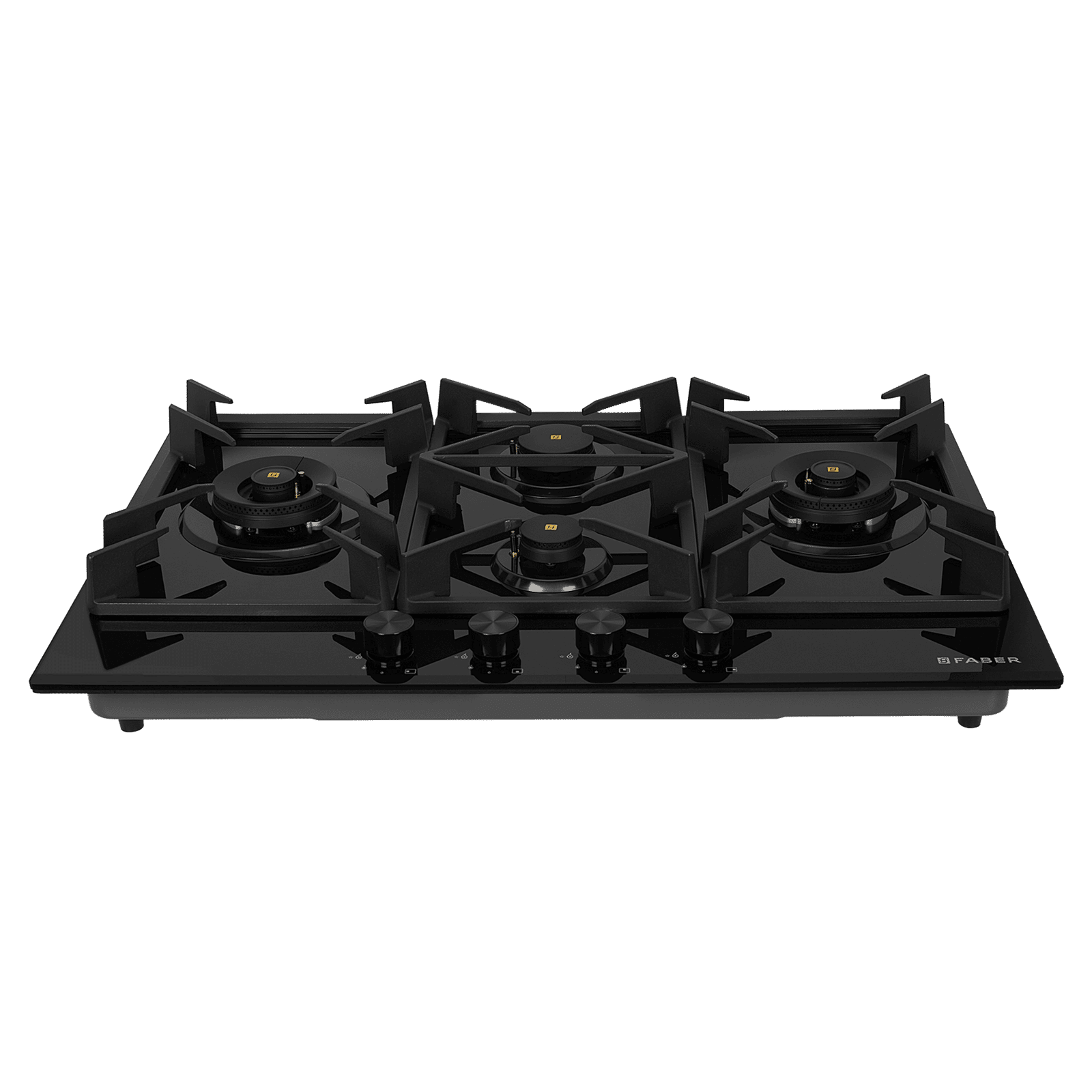 Faber INSPIRIA 904 BR AI FFD GL PNG Tempered Glass Top 4 Burners Automatic Hob (Flame Failure Device, Black)_4