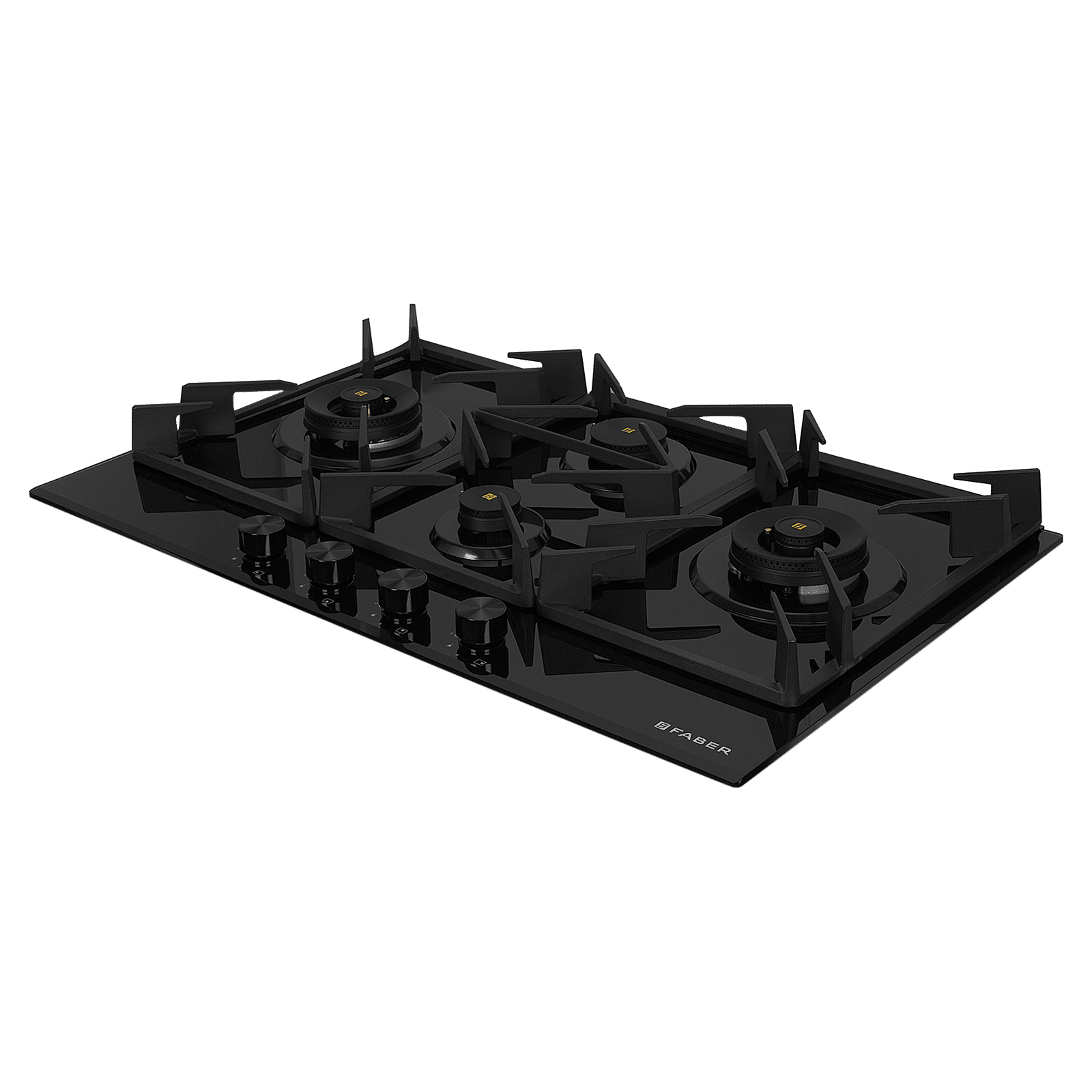 Faber INSPIRIA 904 BR AI FFD GL PNG Tempered Glass Top 4 Burners Automatic Hob (Flame Failure Device, Black)_5