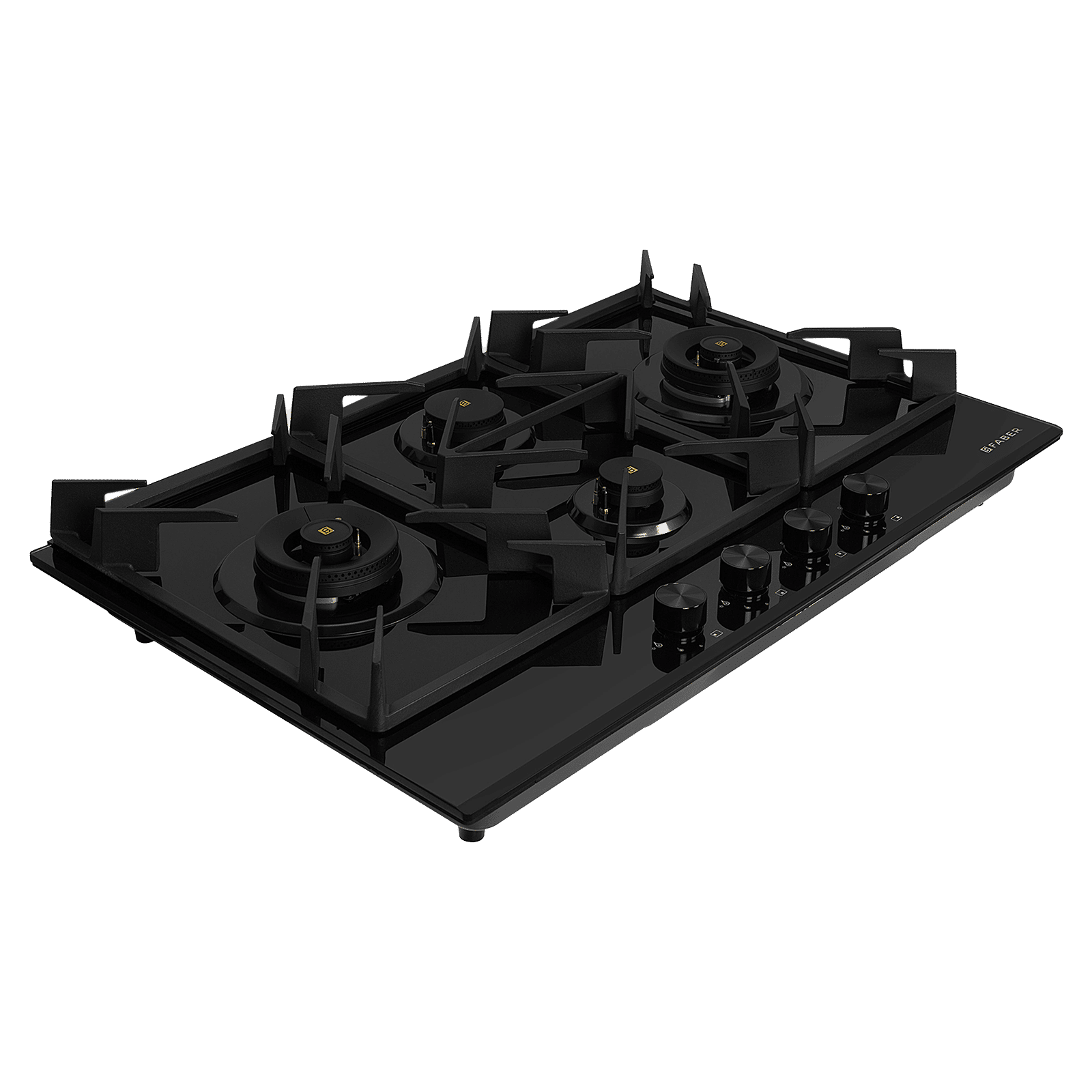 Faber INSPIRIA 904 BR AI FFD GL PNG Tempered Glass Top 4 Burners Automatic Hob (Flame Failure Device, Black)_6