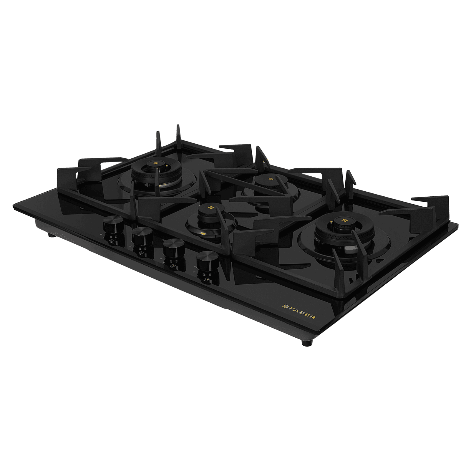 Faber INSPIRIA 904 BR AI FFD GL PNG Tempered Glass Top 4 Burners Automatic Hob (Flame Failure Device, Black)_7