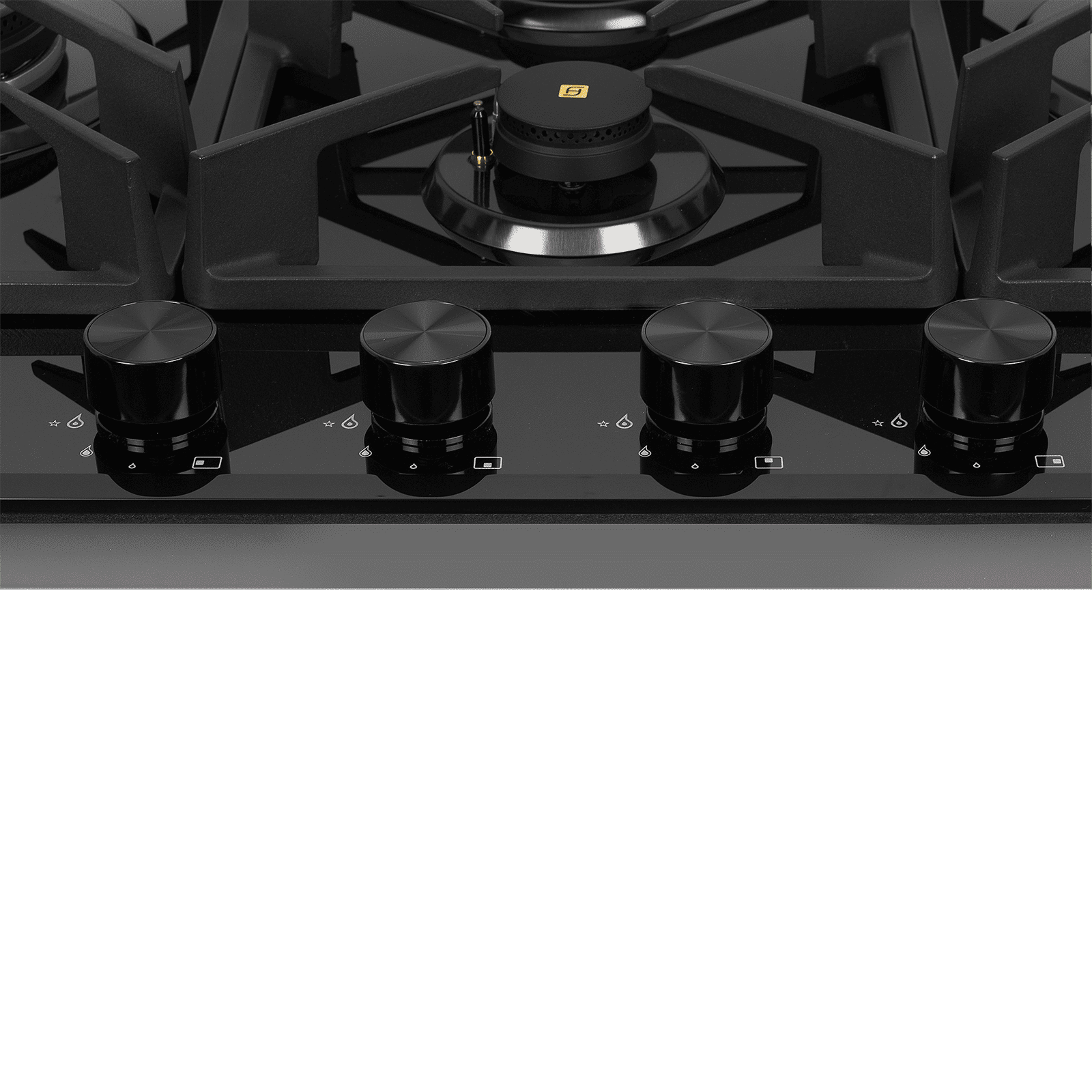 Faber INSPIRIA 904 BR AI FFD GL PNG Tempered Glass Top 4 Burners Automatic Hob (Flame Failure Device, Black)_9