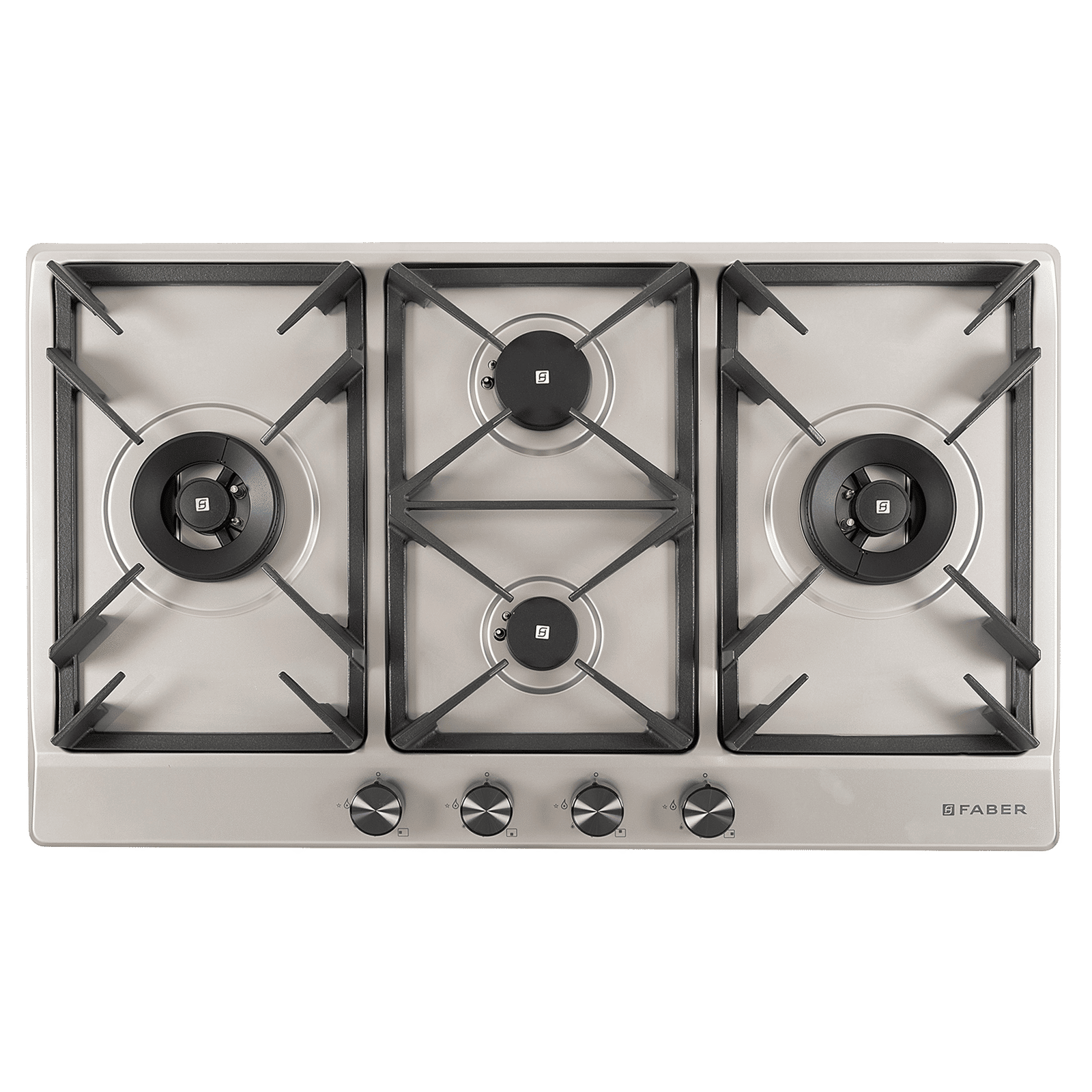 Faber INSPIRIA 904 BR AI FFD SS PNG 4 Burner Automatic Hob (Flame Failure Device, Silver) Faber INSPIRIA 904 BR AI FFD SS PNG 4 Burner Automatic Hob (Flame Failure Device, Silver)_1