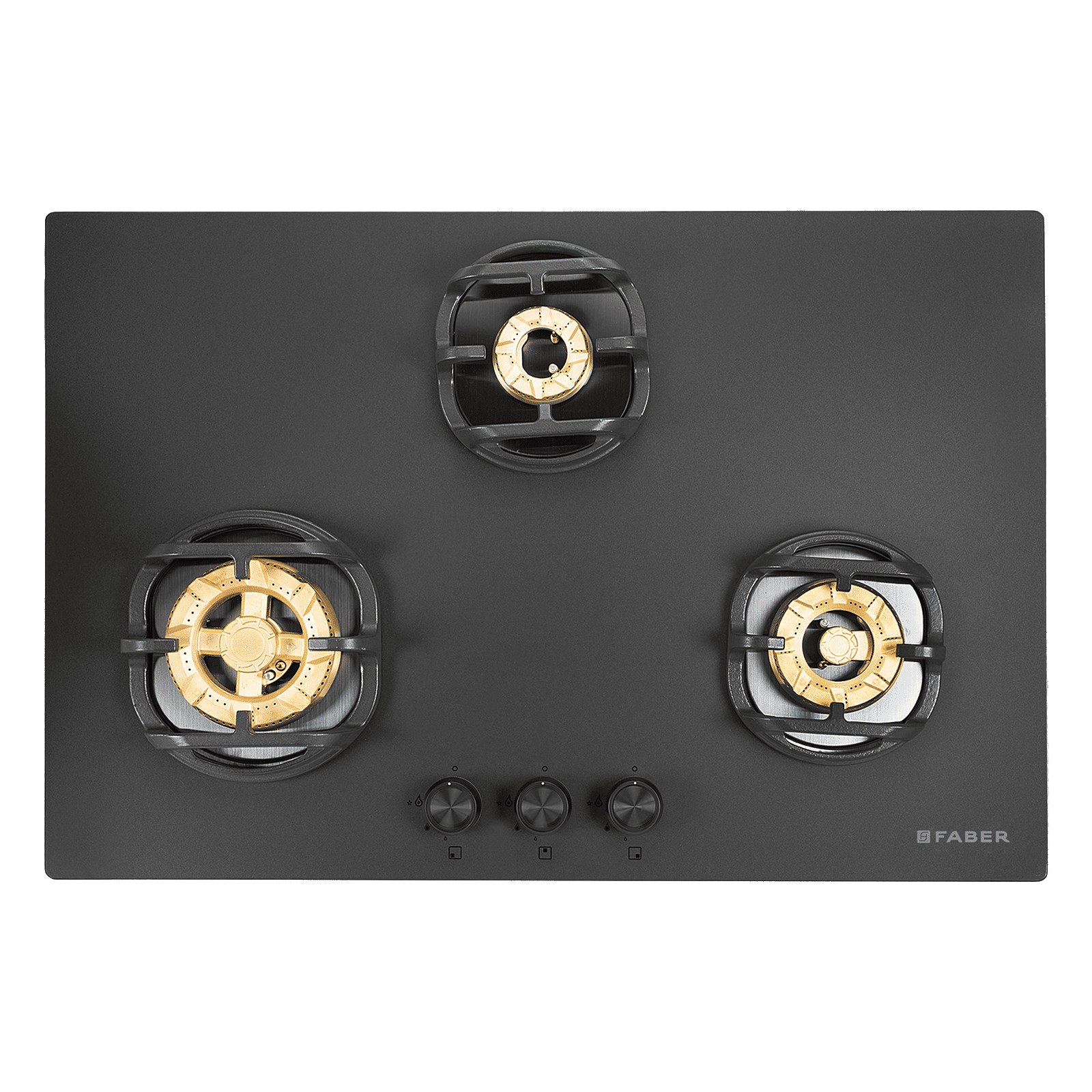 Faber Verona HD783 CI FFD AI Glass Top 3 Burner Automatic Hob (3D Flame Technology, Matt Black & Gold) Faber Verona HD783 CI FFD AI Glass Top 3 Burner Automatic Hob (3D Flame Technology, Matt Black & Gold)_1