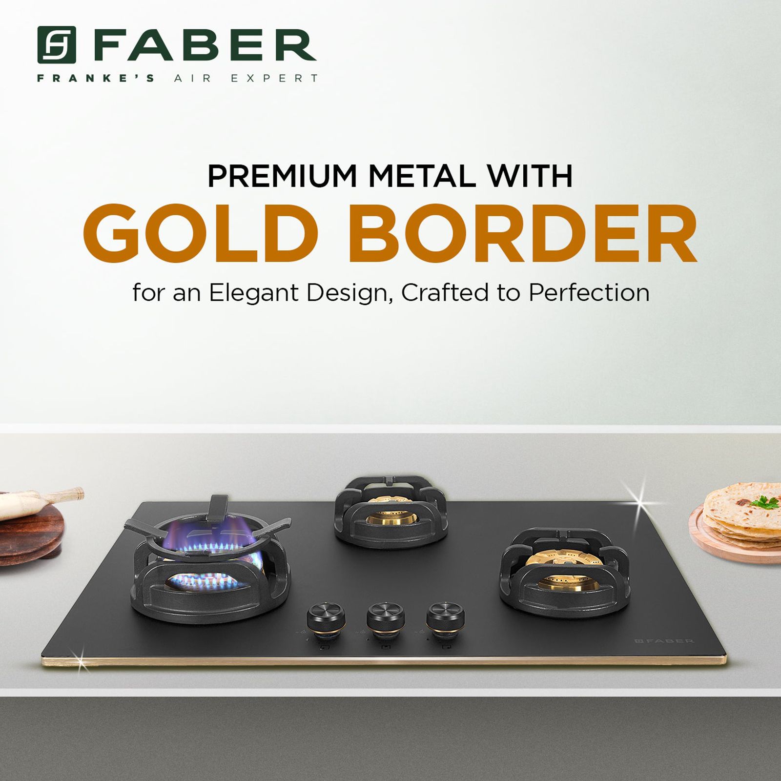 Faber Verona HD783 CI FFD AI Glass Top 3 Burner Automatic Hob (3D Flame Technology, Matt Black & Gold) Faber Verona HD783 CI FFD AI Glass Top 3 Burner Automatic Hob (3D Flame Technology, Matt Black & Gold)_12