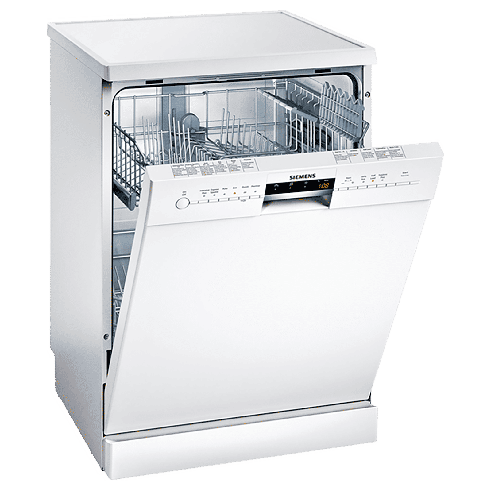 SIEMENS iQ500 13 Place Settings Free Standing Dishwasher with Glass Protection Technology (White)_13