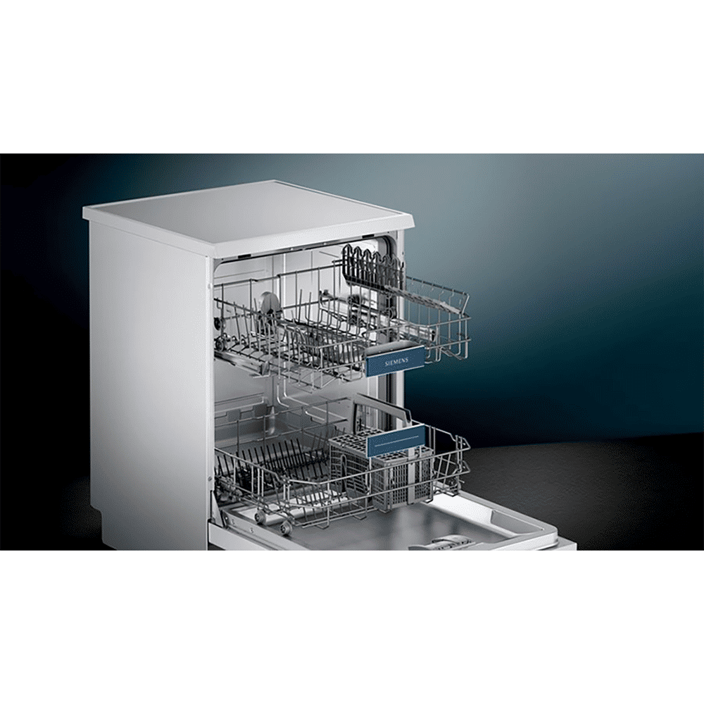 SIEMENS iQ500 13 Place Settings Free Standing Dishwasher with Glass Protection Technology (White)_15