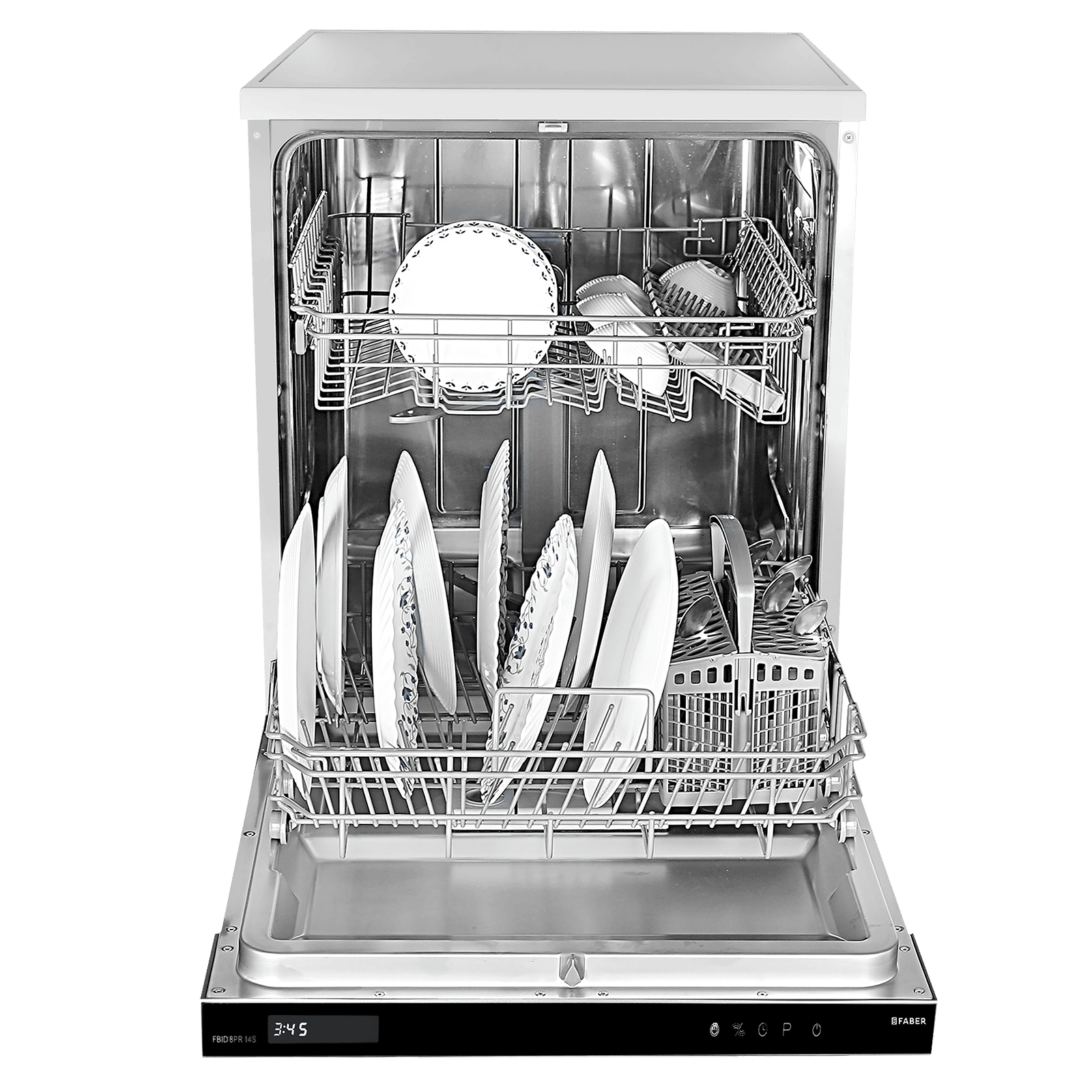 FABER FBID 8PR 14S 14 Place Settings Built-in Dishwasher with Salt & Rinse Aid Indicators (Stainless Steel) FABER FBID 8PR 14S 14 Place Settings Built-in Dishwasher with Salt & Rinse Aid Indicators (Stainless Steel)_8