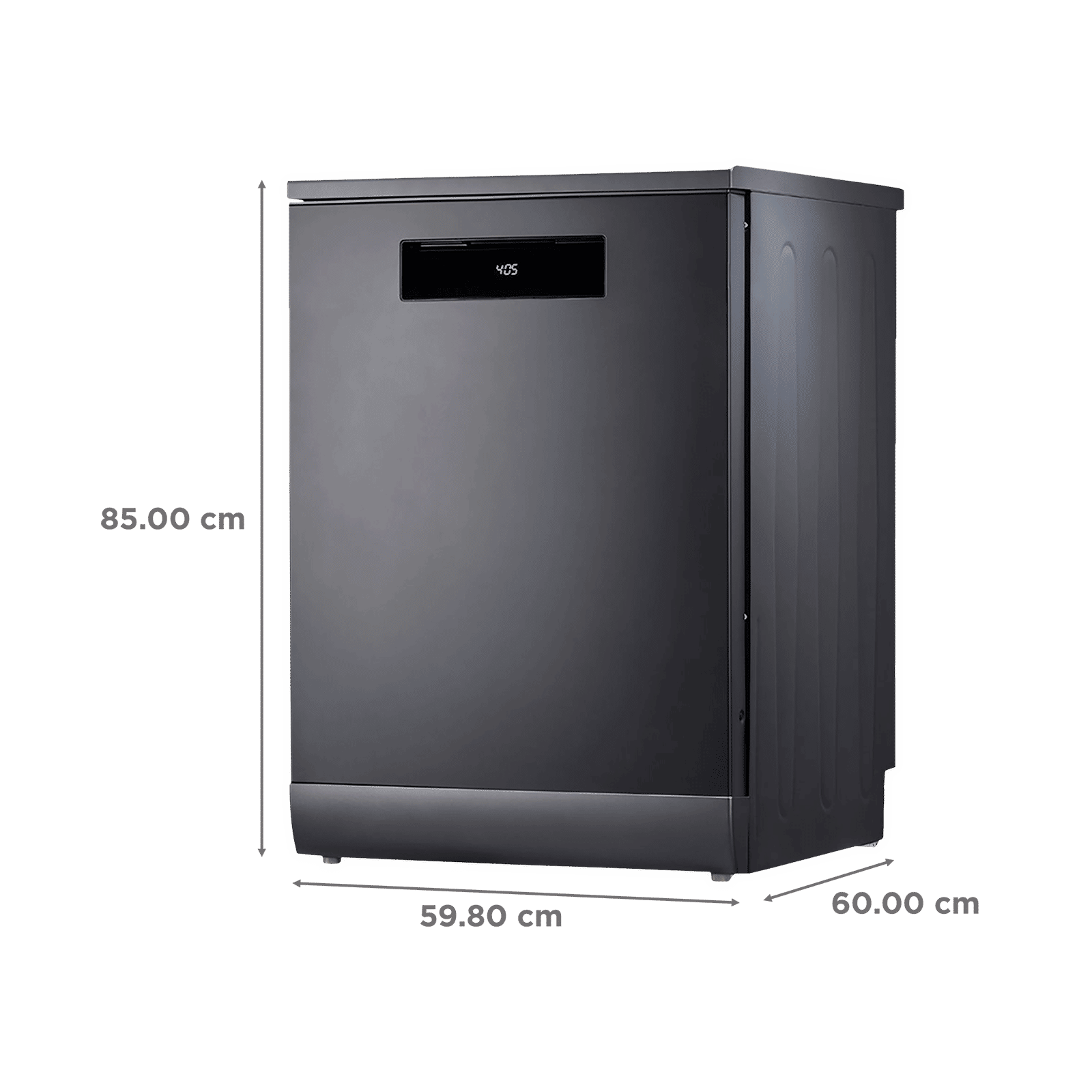 VOLTAS beko 15 Place Settings Free Standing Smart Dishwasher with Dirt Sensor (Anthracite)_2