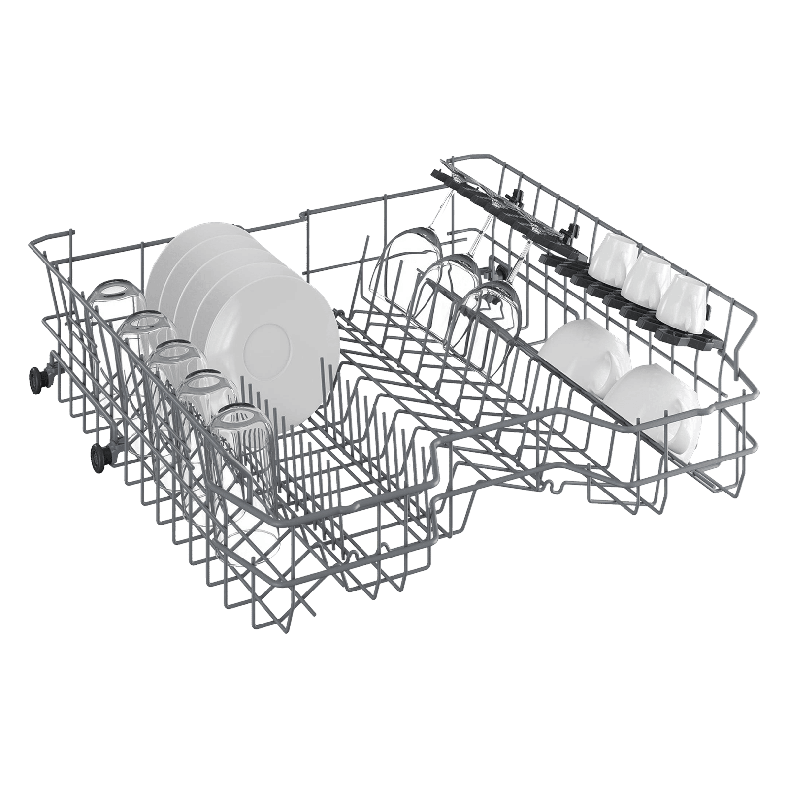 VOLTAS beko 14 Place Settings Free Standing Dishwasher with 2 Spray Levels (No Pre-rinse Required, White)_6