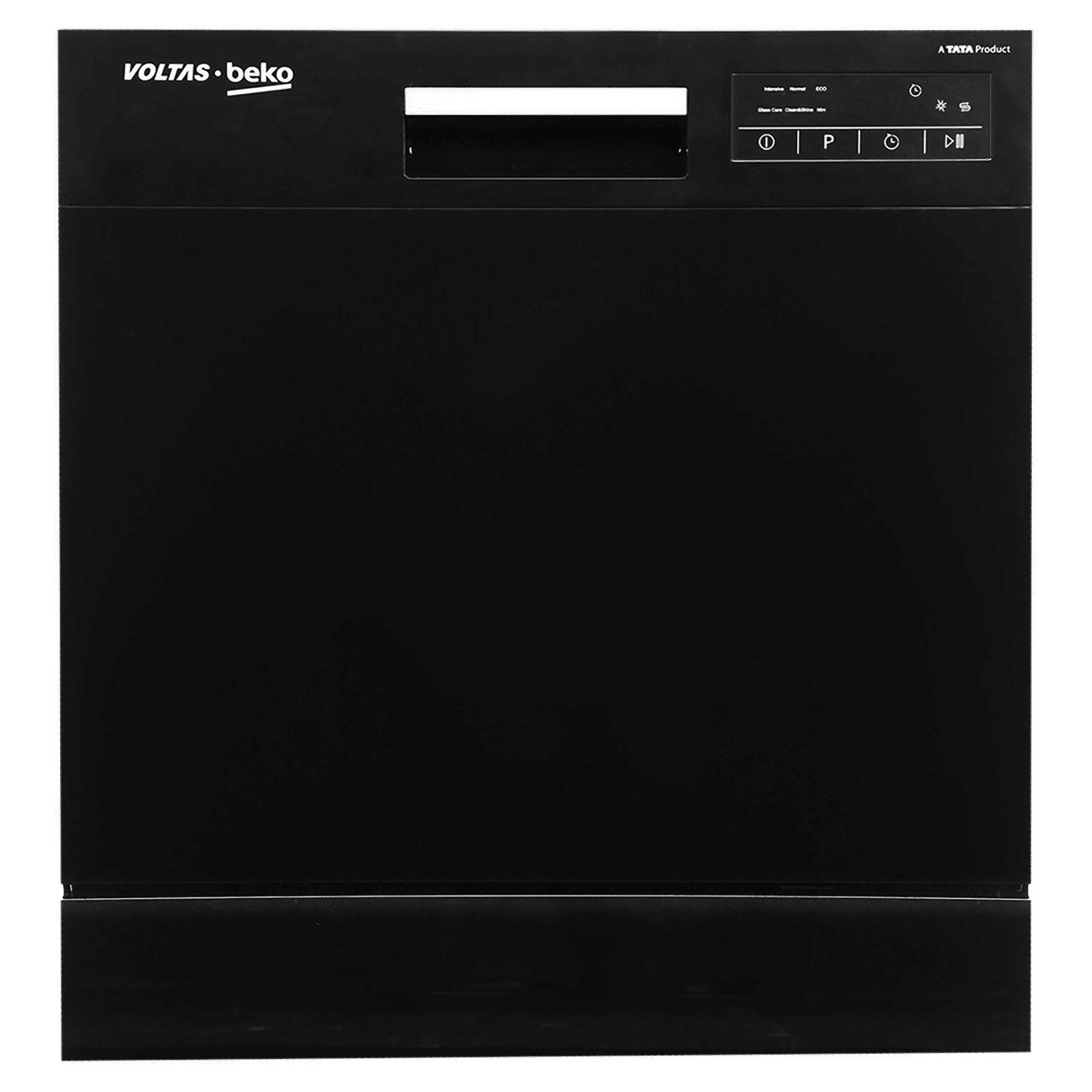 VOLTAS beko 8 Place Settings Free Standing Dishwasher with 2 Spray Levels (No Pre-rinse Required, Black) VOLTAS beko 8 Place Settings Free Standing Dishwasher with 2 Spray Levels (No Pre-rinse Required, Black)_1