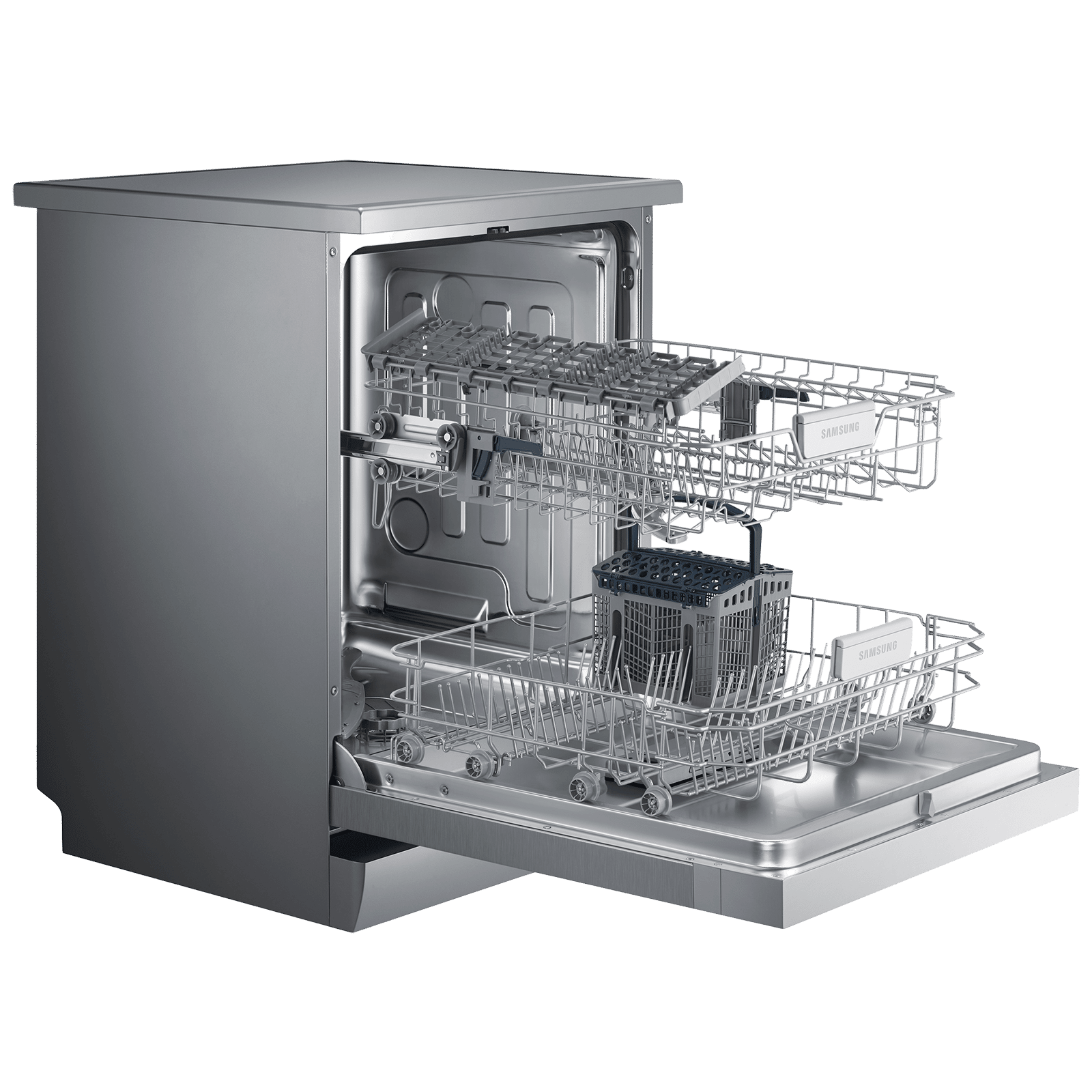 SAMSUNG 13 Place Settings Free Standing Dishwasher with Intensive Wash (Stainless Steel)_18