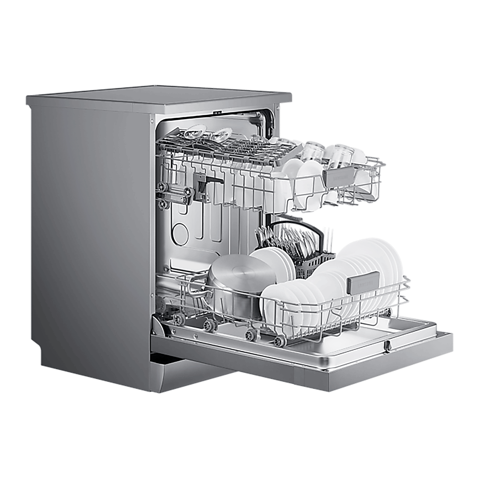 SAMSUNG 13 Place Settings Free Standing Dishwasher with Intensive Wash (Stainless Steel)_6