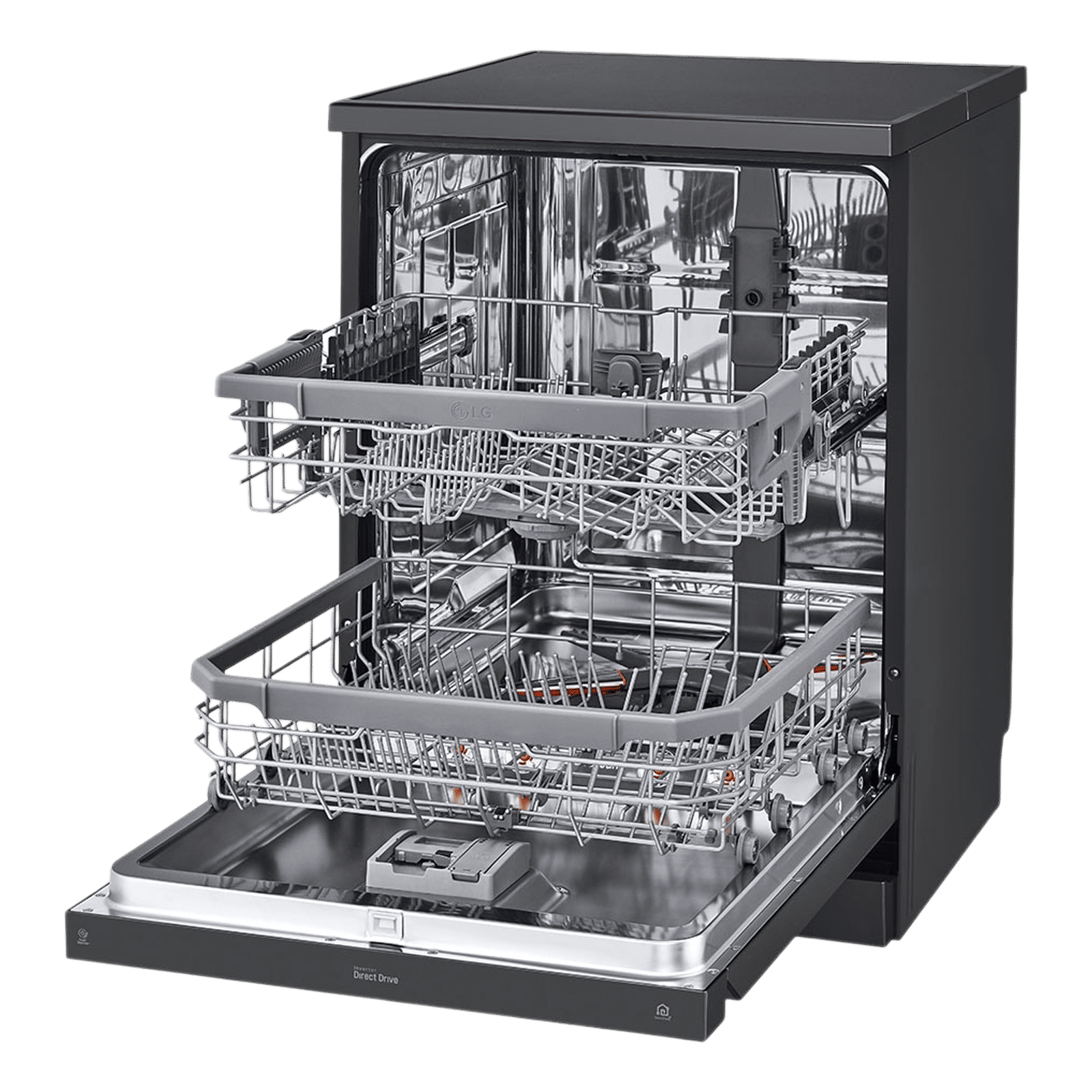 LG DFB424FM 14 Place Settings Free Standing Dishwasher with Inverter Direct Drive (Matt Black) LG DFB424FM 14 Place Settings Free Standing Dishwasher with Inverter Direct Drive (Matt Black)_4