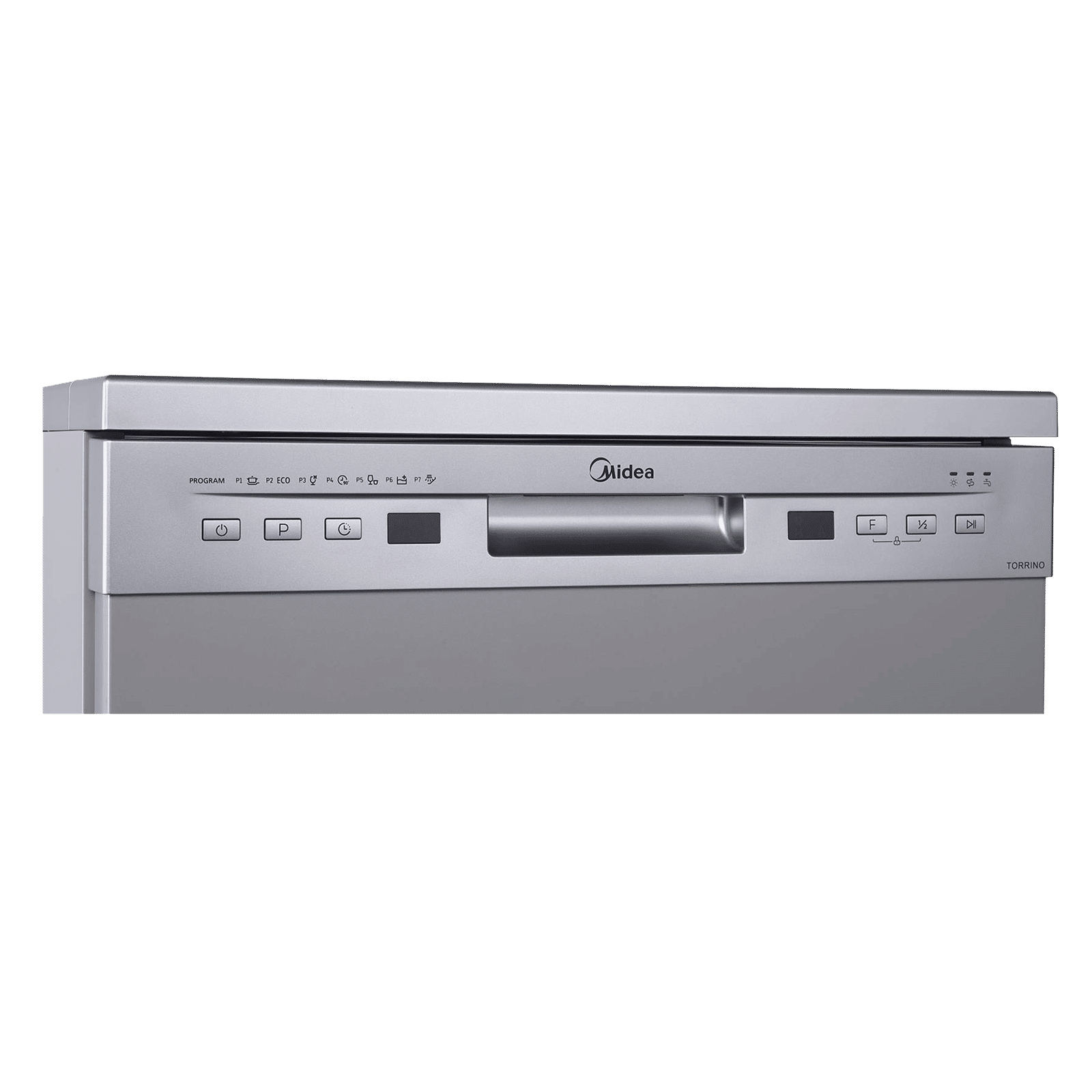 Midea TORRINO 13 Place Settings Free Standing Dishwasher with Intensive Wash Sanitization (Silver) Midea TORRINO 13 Place Settings Free Standing Dishwasher with Intensive Wash Sanitization (Silver)_4