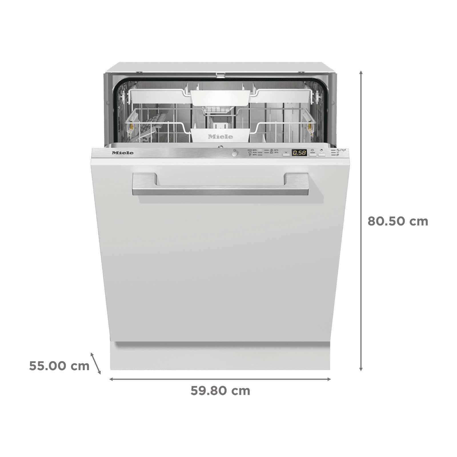 Miele G 5050 SCVi Active 14 Place Settings Free Standing Dishwasher with Eco Power Technology (Stainless Steel) Miele G 5050 SCVi Active 14 Place Settings Free Standing Dishwasher with Eco Power Technology (Stainless Steel)_2