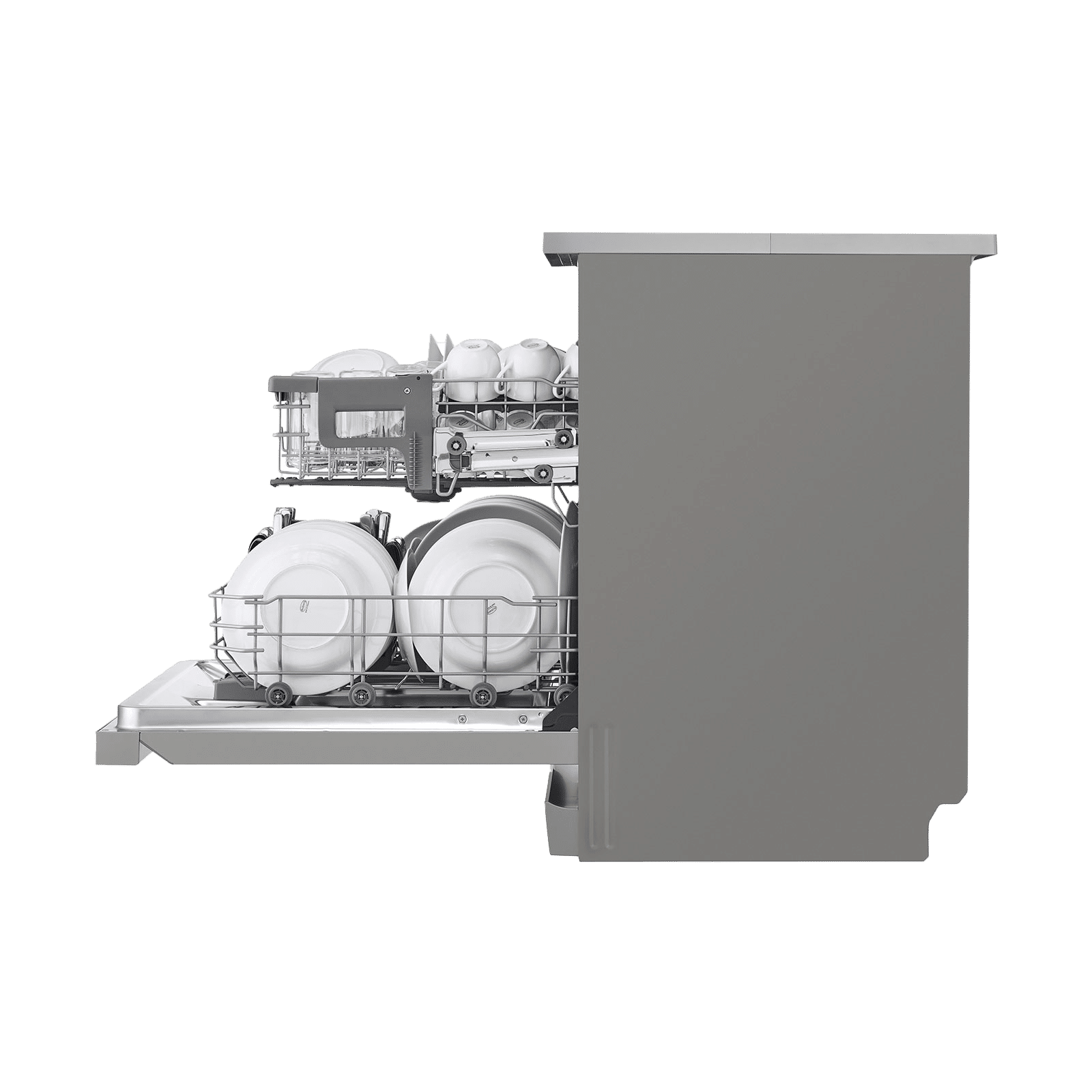 LG 14 Place Settings Free Standing Dishwasher with Inverter Direct Drive (Silver)_8