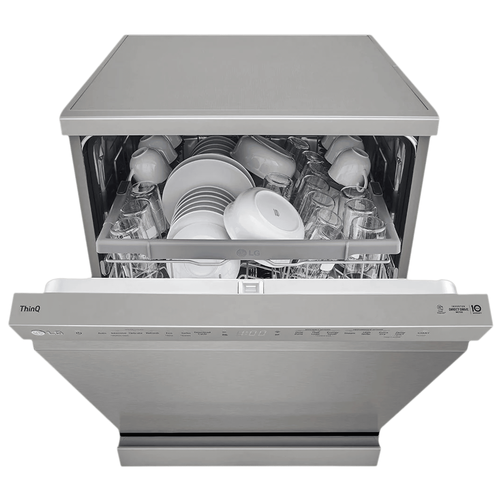 LG 14 Place Settings Free Standing Dishwasher with Inverter Direct Drive (Silver)_13