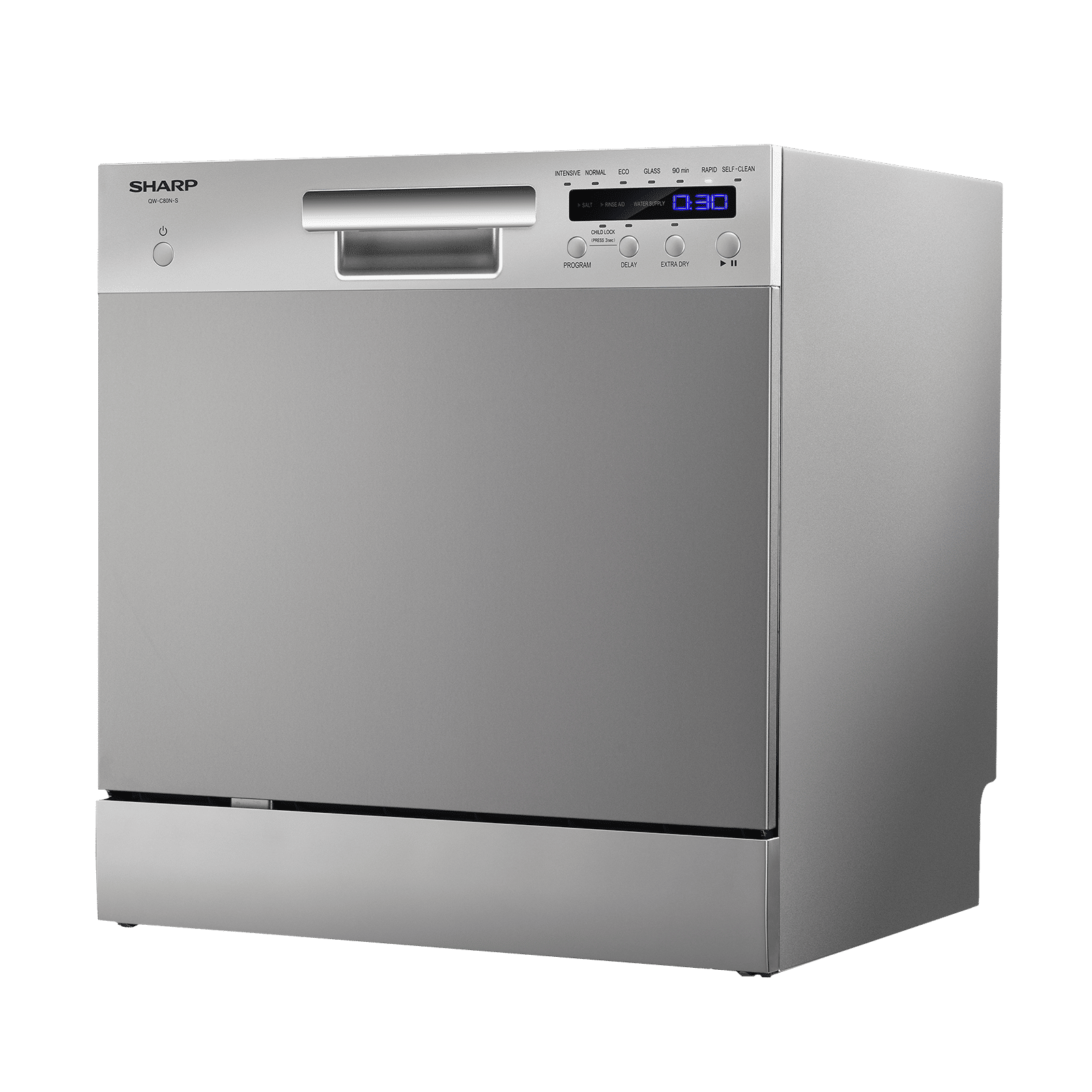 SHARP 8 Place Settings Free Standing Dishwasher with Ultra Hygiene Technology (Inox) SHARP 8 Place Settings Free Standing Dishwasher with Ultra Hygiene Technology (Inox)_17