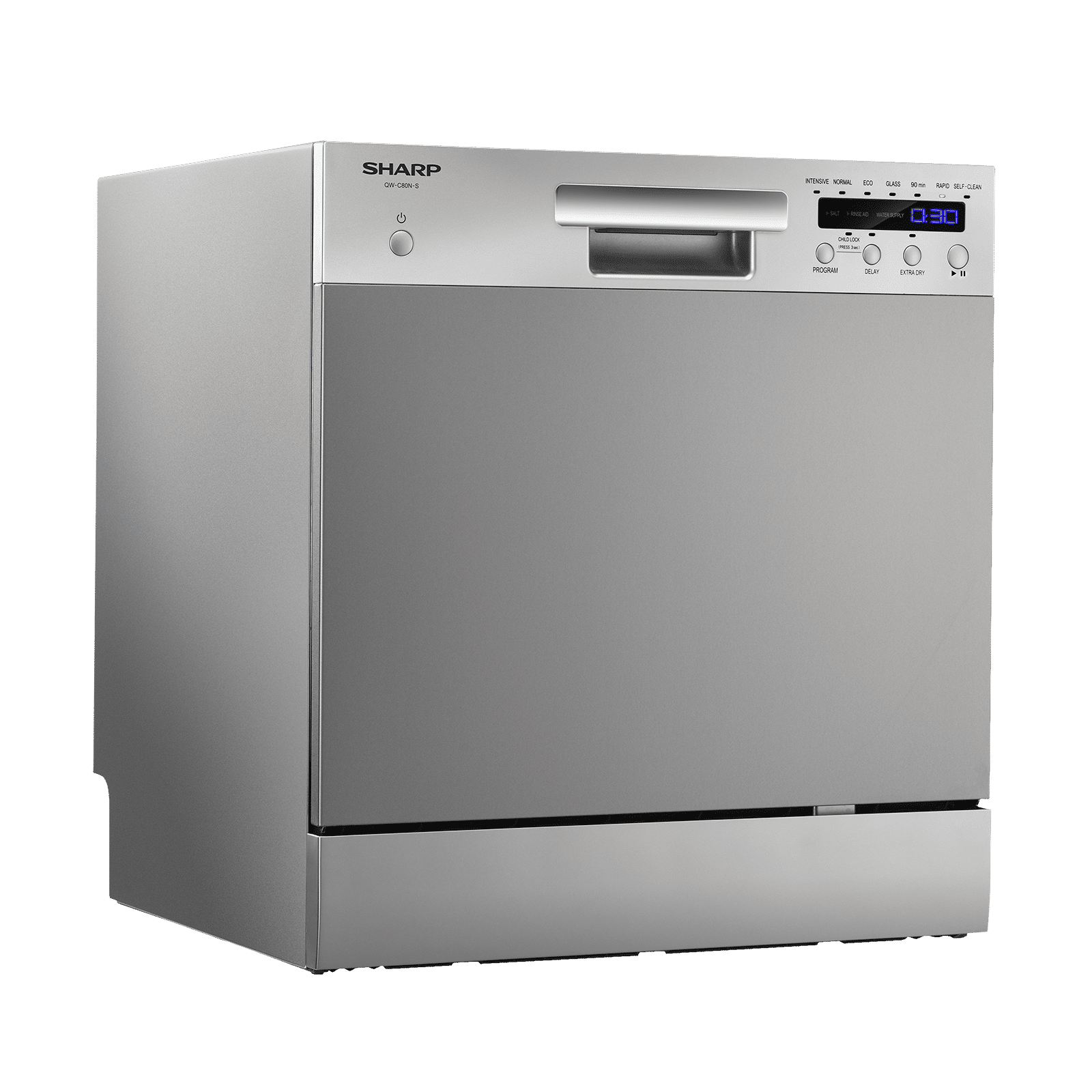 SHARP 8 Place Settings Free Standing Dishwasher with Ultra Hygiene Technology (Inox) SHARP 8 Place Settings Free Standing Dishwasher with Ultra Hygiene Technology (Inox)_18