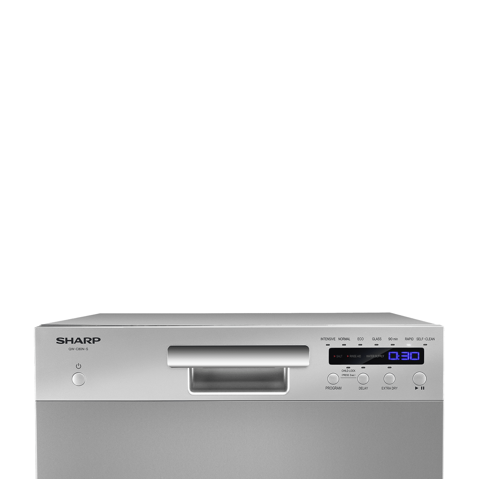 SHARP 8 Place Settings Free Standing Dishwasher with Ultra Hygiene Technology (Inox) SHARP 8 Place Settings Free Standing Dishwasher with Ultra Hygiene Technology (Inox)_4