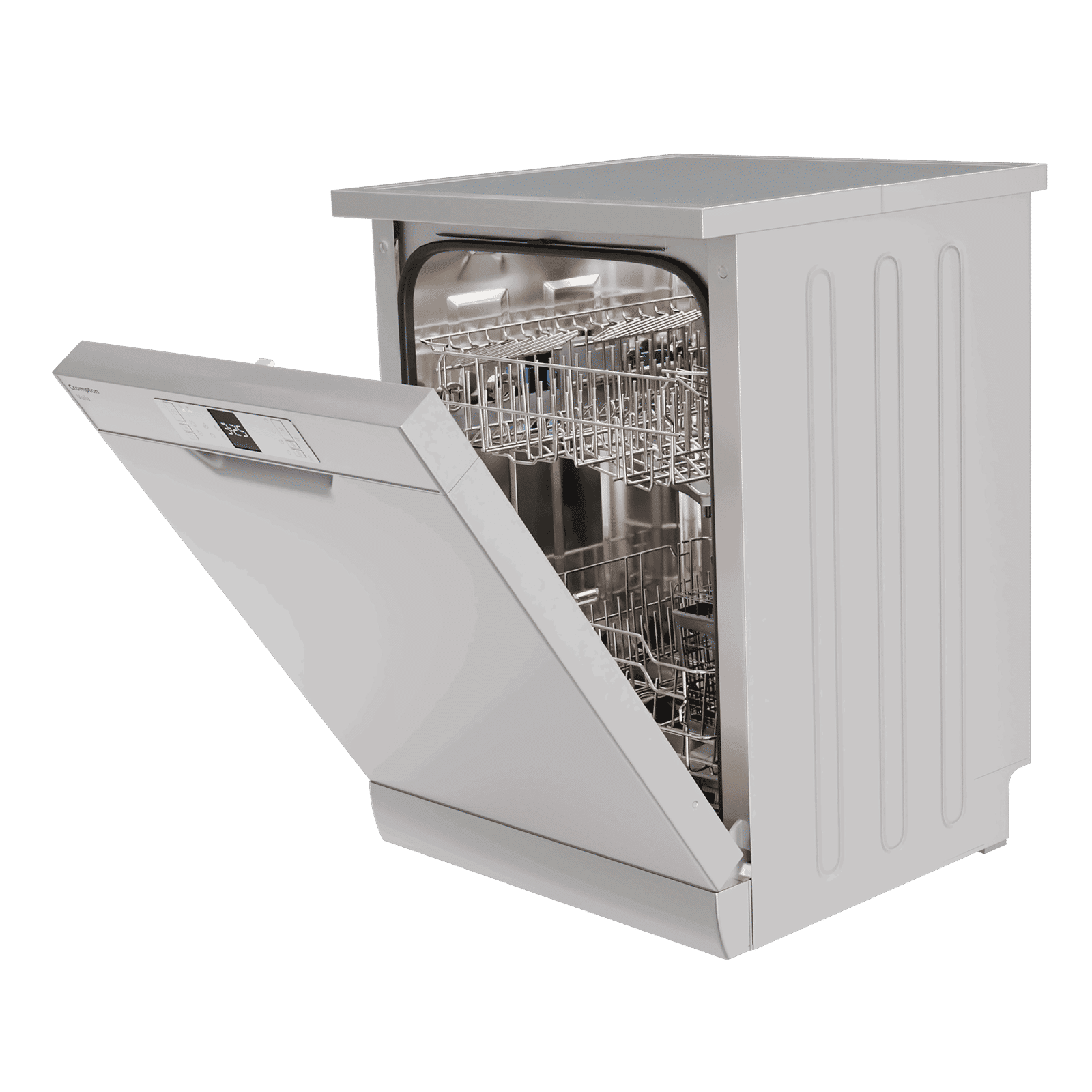 Crompton Voila 12 Place Settings Free Standing Dishwasher with Super Active Drying System (Dark Silver) Crompton Voila 12 Place Settings Free Standing Dishwasher with Super Active Drying System (Dark Silver)_6