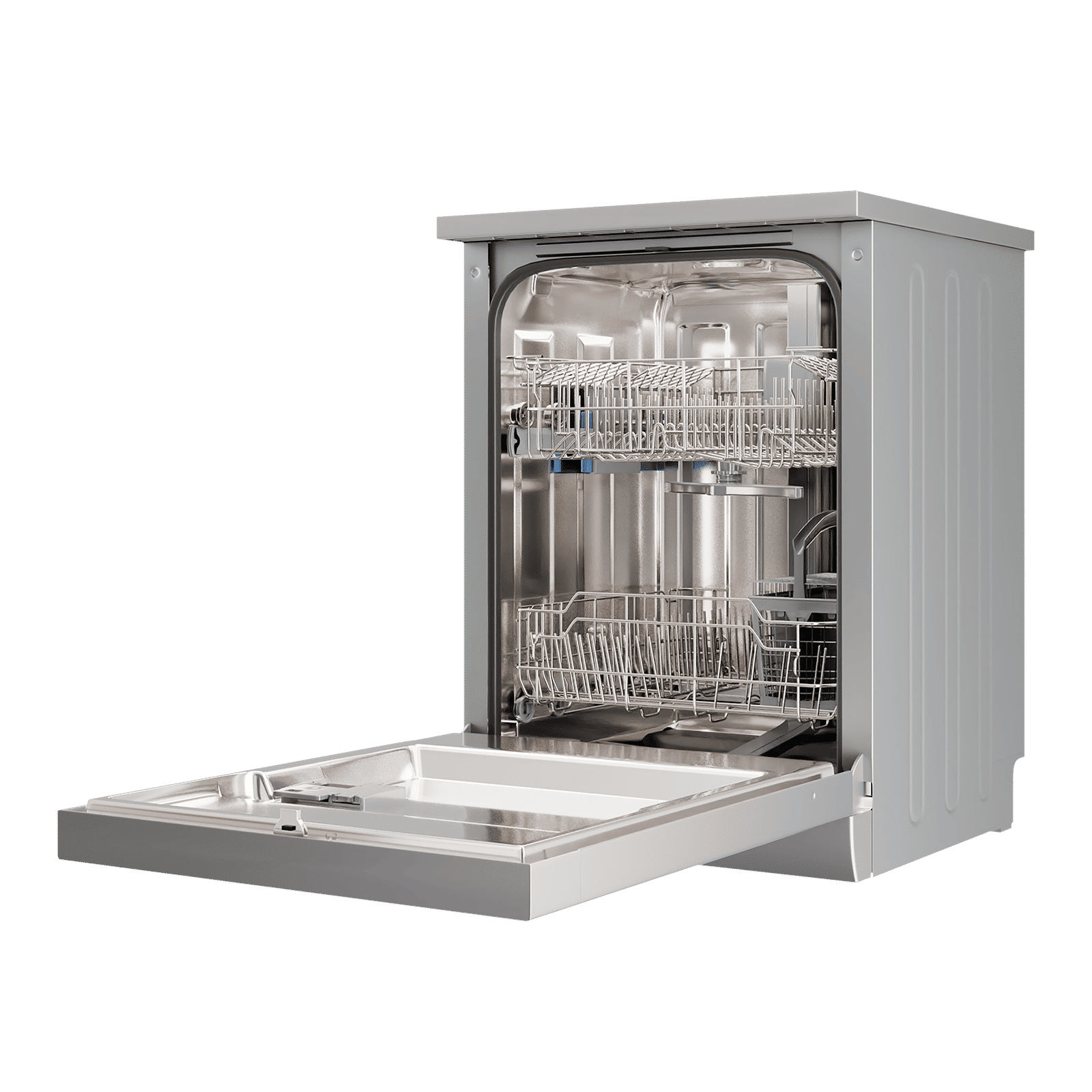 Crompton Voila 14 Place Settings Free Standing Dishwasher with Steam Wash (Dark Silver)_4