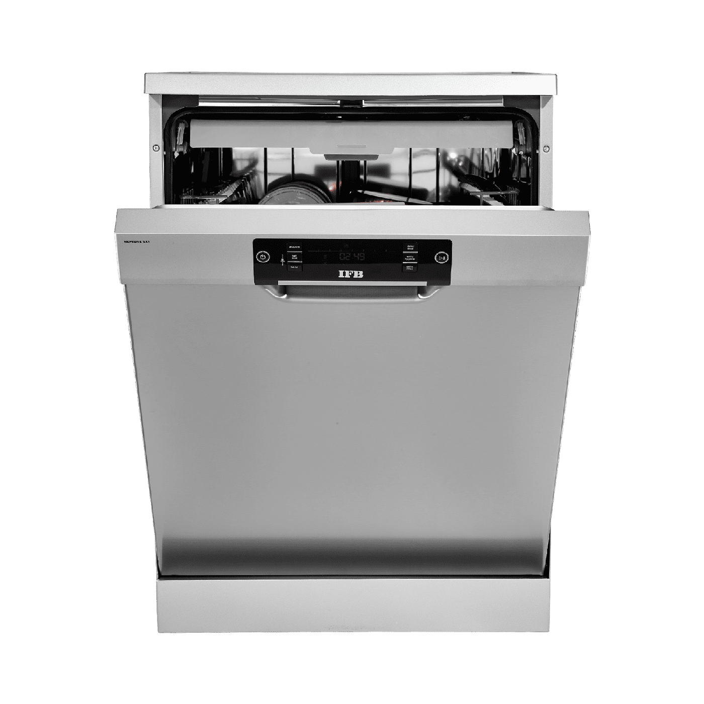 IFB Neptune SX2 16 Place Settings Free Standing Dishwasher with Hot Water Wash (Pearl Grey)_11
