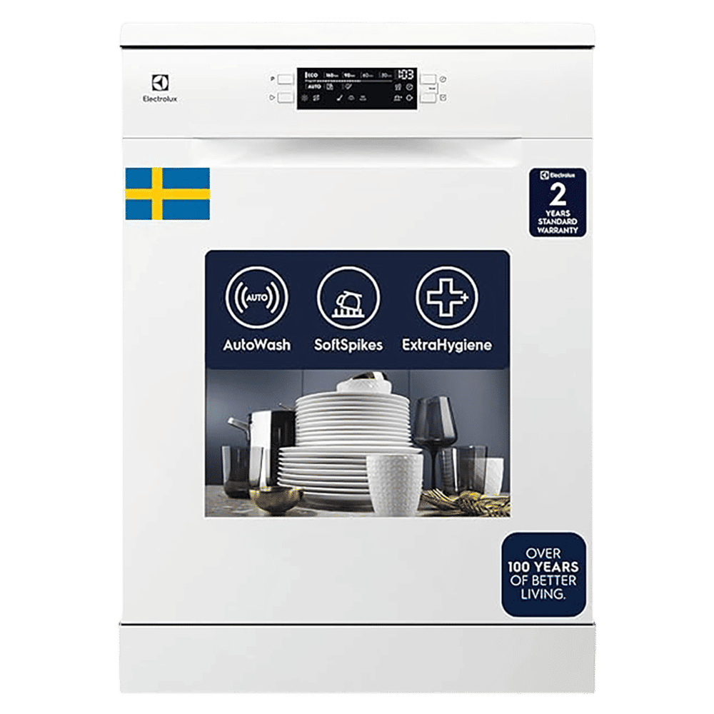 Electrolux UltimateCare 300 13 Place Settings Free Standing Dishwasher with Anti Flood System (White) Electrolux UltimateCare 300 13 Place Settings Free Standing Dishwasher with Anti Flood System (White)_1