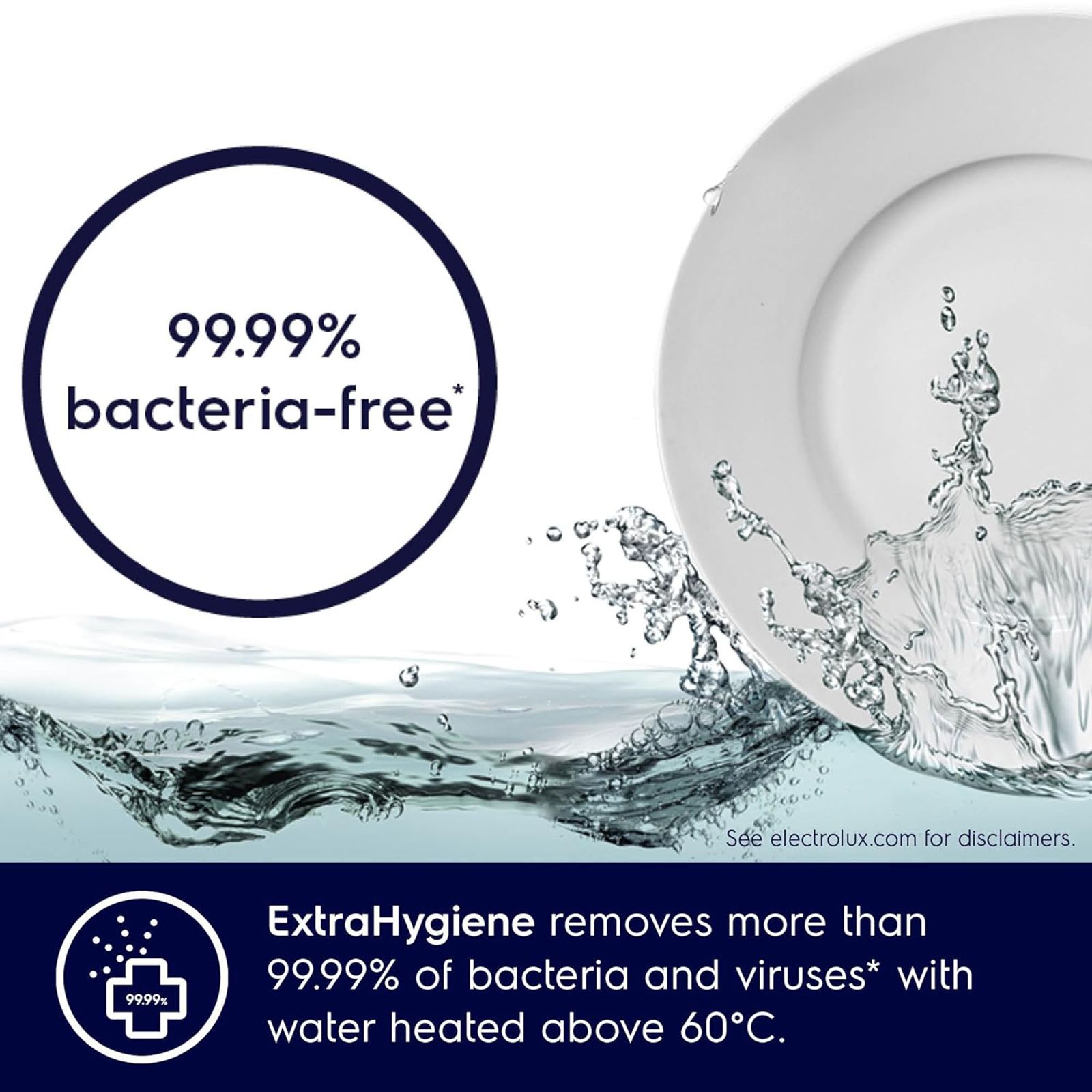 Electrolux UltimateCare 300 13 Place Settings Free Standing Dishwasher with Anti Flood System (White) Electrolux UltimateCare 300 13 Place Settings Free Standing Dishwasher with Anti Flood System (White)_9