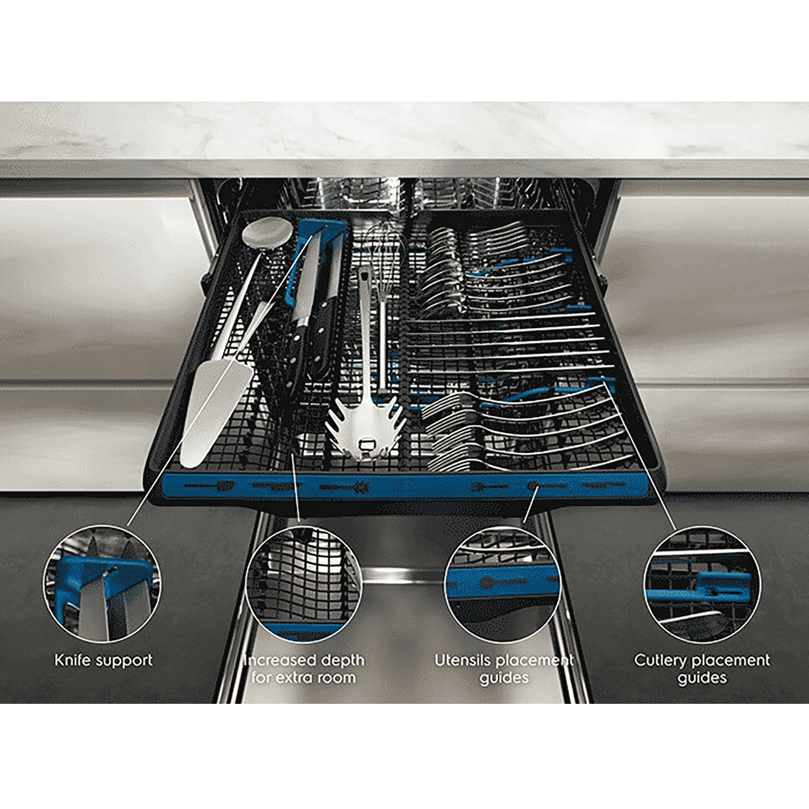 Electrolux UltimateCare 700 14 Place Settings Free Standing Dishwasher with 8 Wash Programs (Stainless Steel)_15