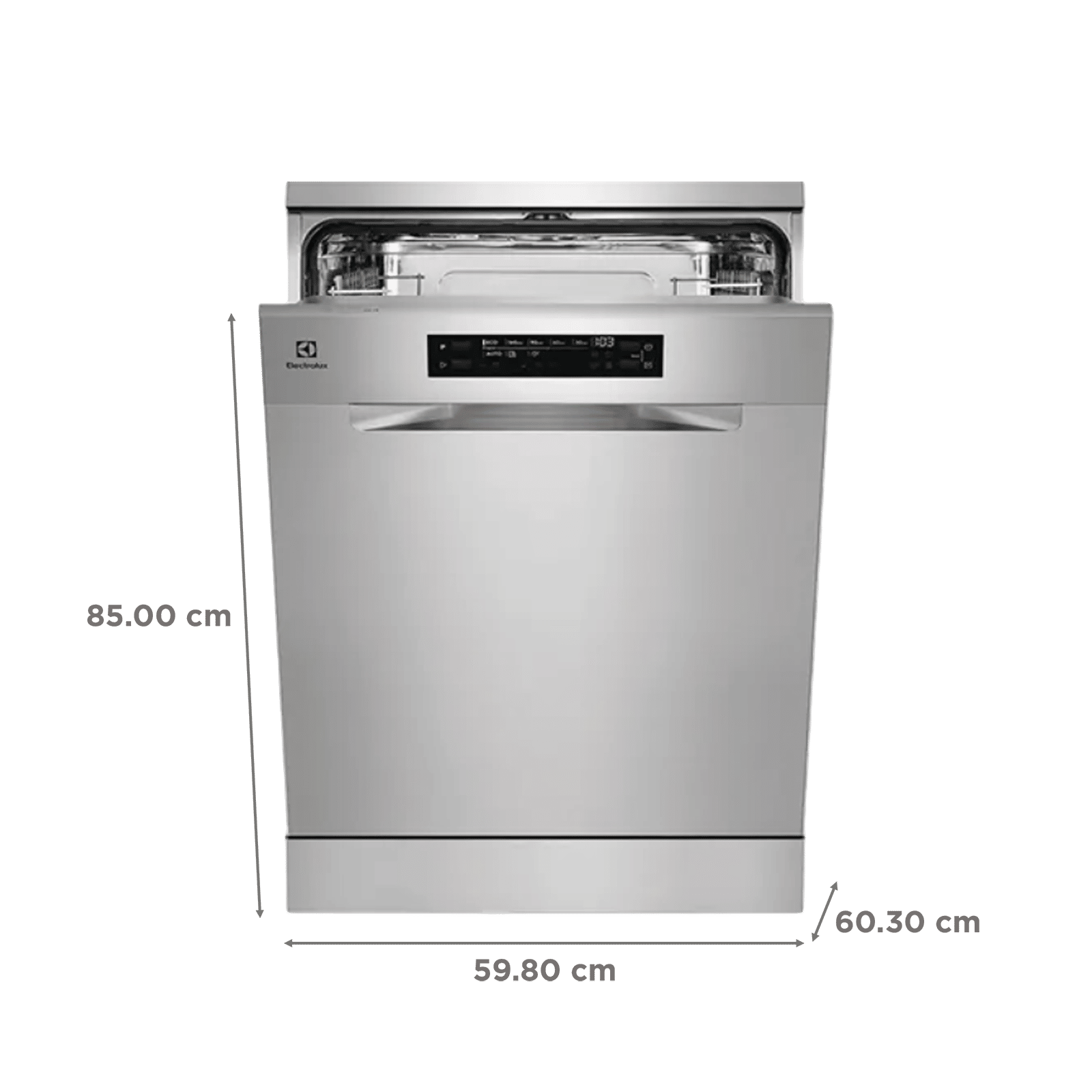 Electrolux UltimateCare 700 15 Place Settings Free Standing Dishwasher with 8 Wash Programs (Stainless Steel) Electrolux UltimateCare 700 15 Place Settings Free Standing Dishwasher with 8 Wash Programs (Stainless Steel)_2