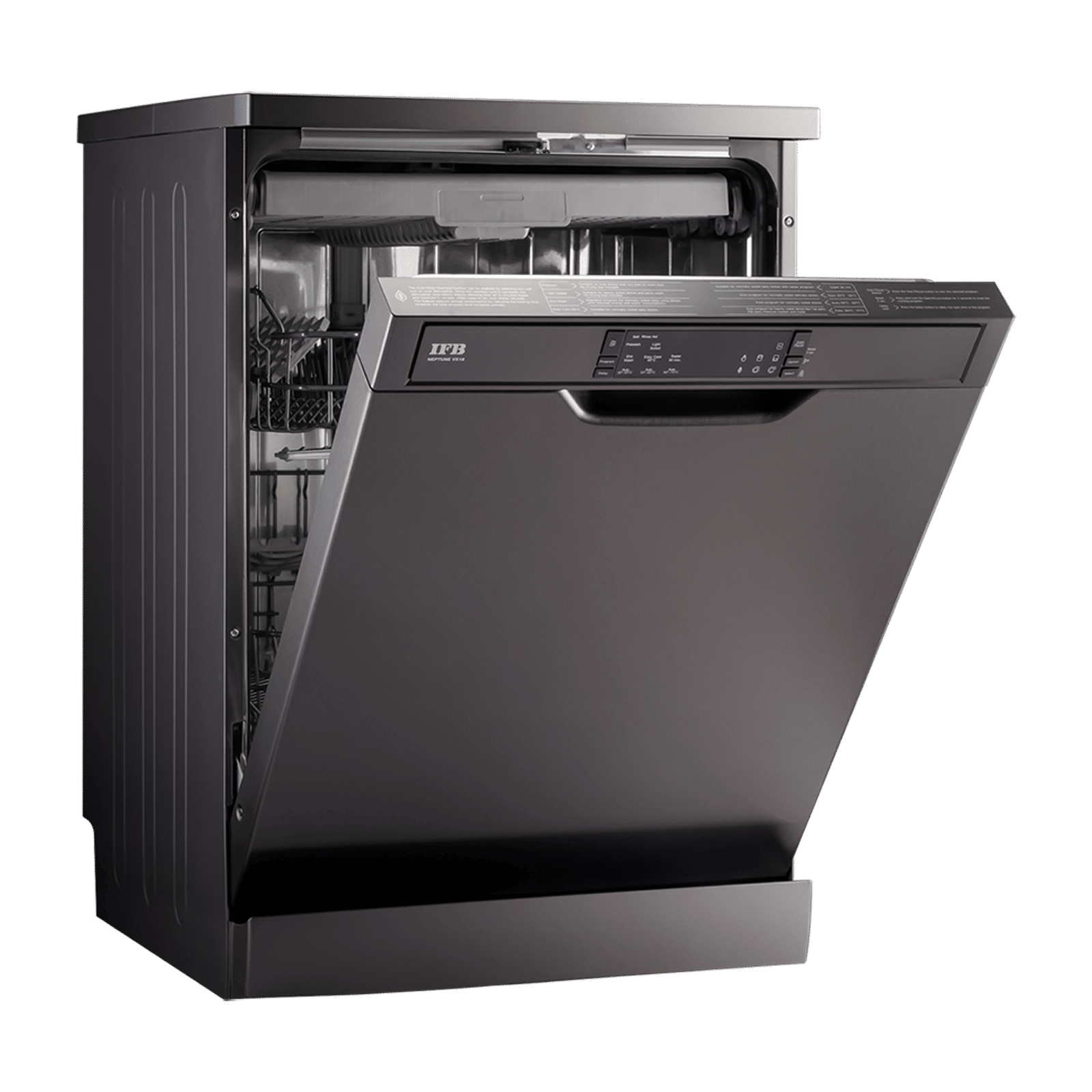 IFB Neptune VX16 16 Place Settings Free Standing Dishwasher with Ion Technology (No Pre-rinse Required, Inox Grey) IFB Neptune VX16 16 Place Settings Free Standing Dishwasher with Ion Technology (No Pre-rinse Required, Inox Grey)_8