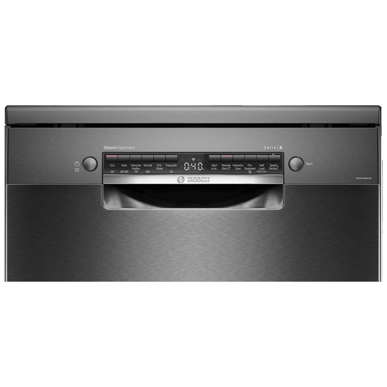 BOSCH Series 6 15 Place Settings Free Standing Dishwasher with Anti-Fingerprint (No Pre-rinse Required, Black Inox)_4