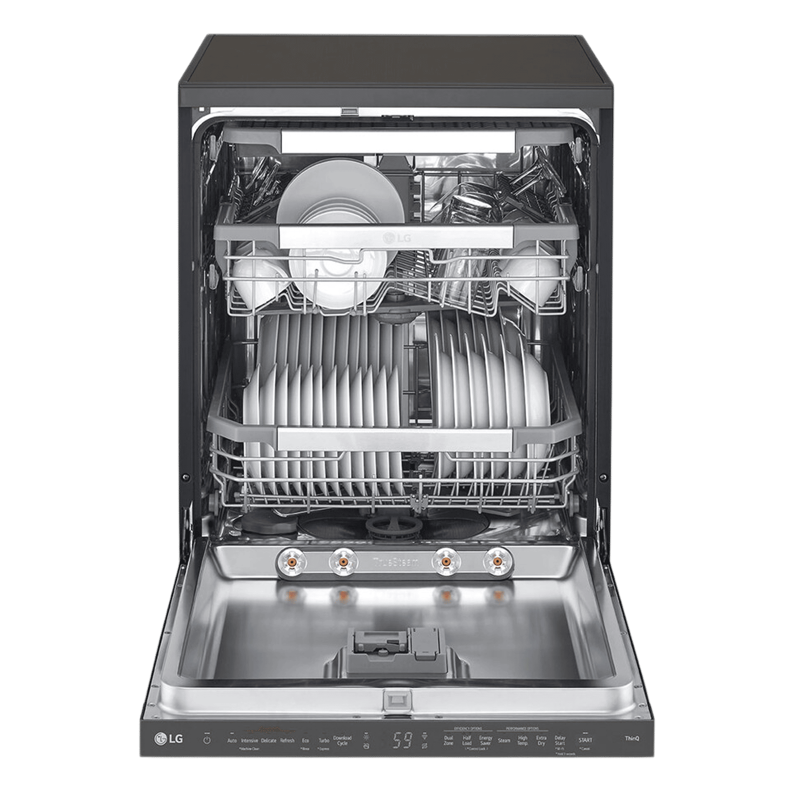 LG 15 Place Settings Free Standing Smart Dishwasher with Top Control Panel (No Pre-rinse Required, Matte Black) LG 15 Place Settings Free Standing Smart Dishwasher with Top Control Panel (No Pre-rinse Required, Matte Black)_10
