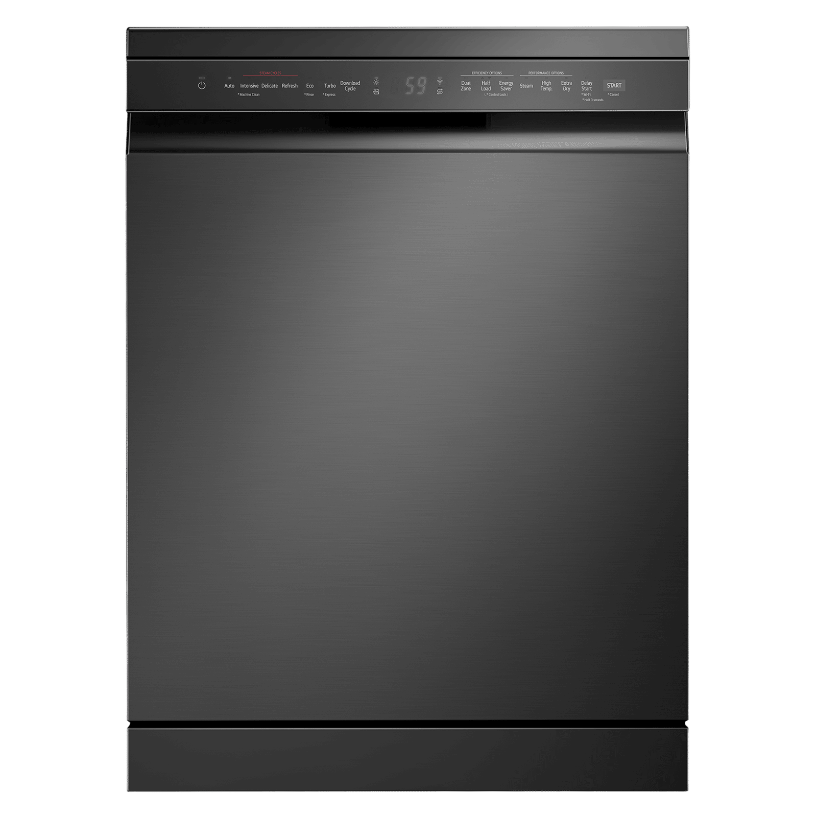 LG 15 Place Settings Free Standing Smart Dishwasher with Front Control Panel (No Pre-rinse Required, Matte Black) LG 15 Place Settings Free Standing Smart Dishwasher with Front Control Panel (No Pre-rinse Required, Matte Black)_1