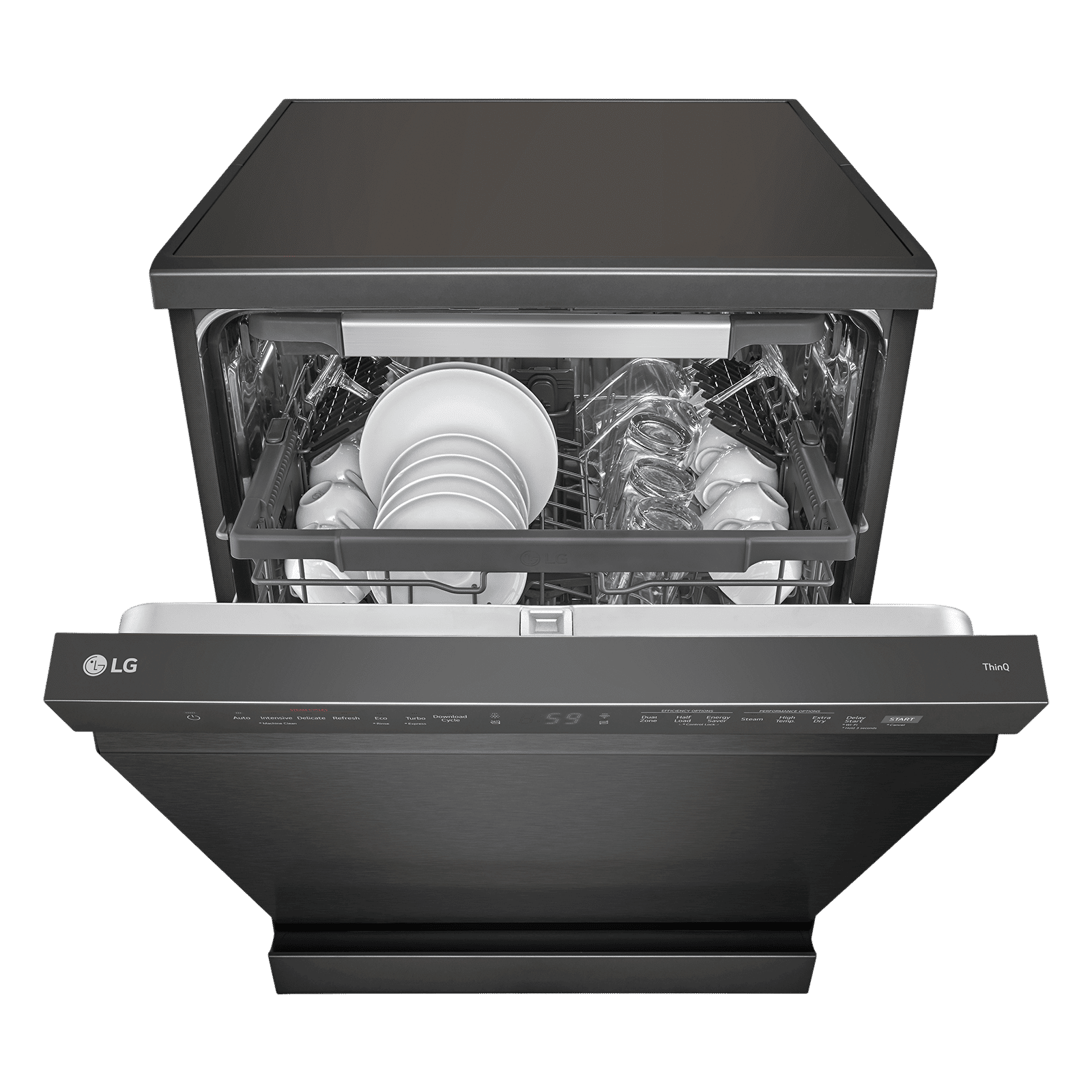 LG 15 Place Settings Free Standing Smart Dishwasher with Front Control Panel (No Pre-rinse Required, Matte Black) LG 15 Place Settings Free Standing Smart Dishwasher with Front Control Panel (No Pre-rinse Required, Matte Black)_6