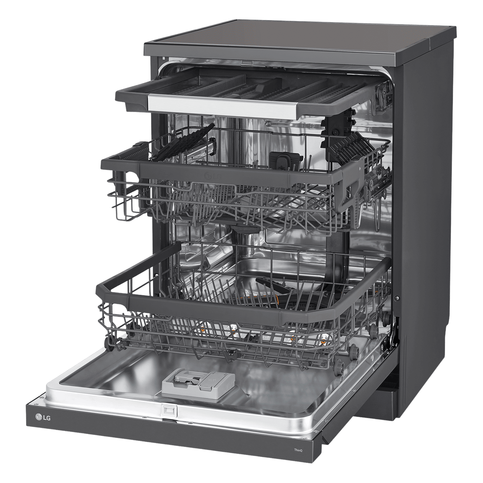 LG 15 Place Settings Free Standing Smart Dishwasher with Front Control Panel (No Pre-rinse Required, Matte Black) LG 15 Place Settings Free Standing Smart Dishwasher with Front Control Panel (No Pre-rinse Required, Matte Black)_9