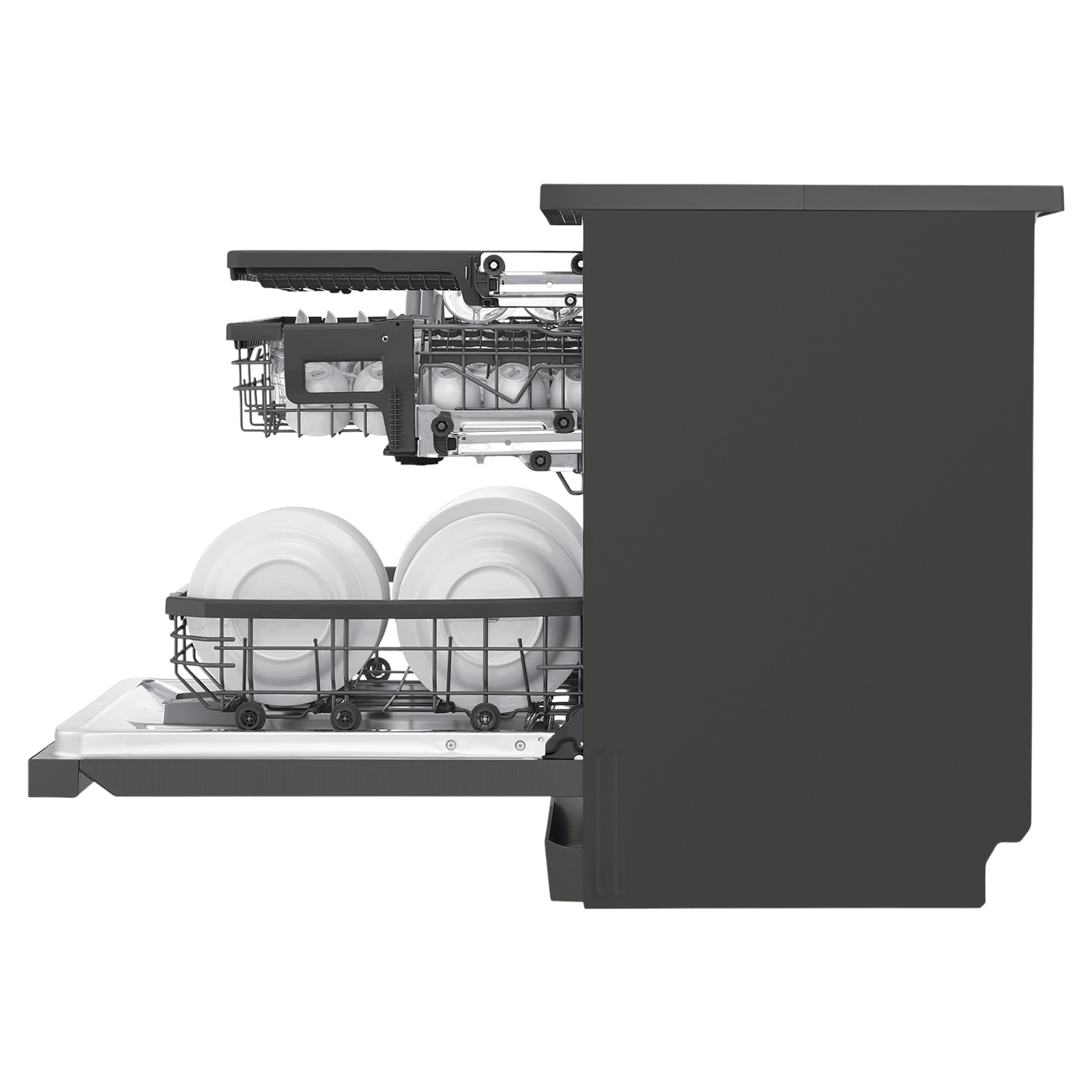 LG 15 Place Settings Free Standing Smart Dishwasher with Front Control Panel (No Pre-rinse Required, Matte Black) LG 15 Place Settings Free Standing Smart Dishwasher with Front Control Panel (No Pre-rinse Required, Matte Black)_15