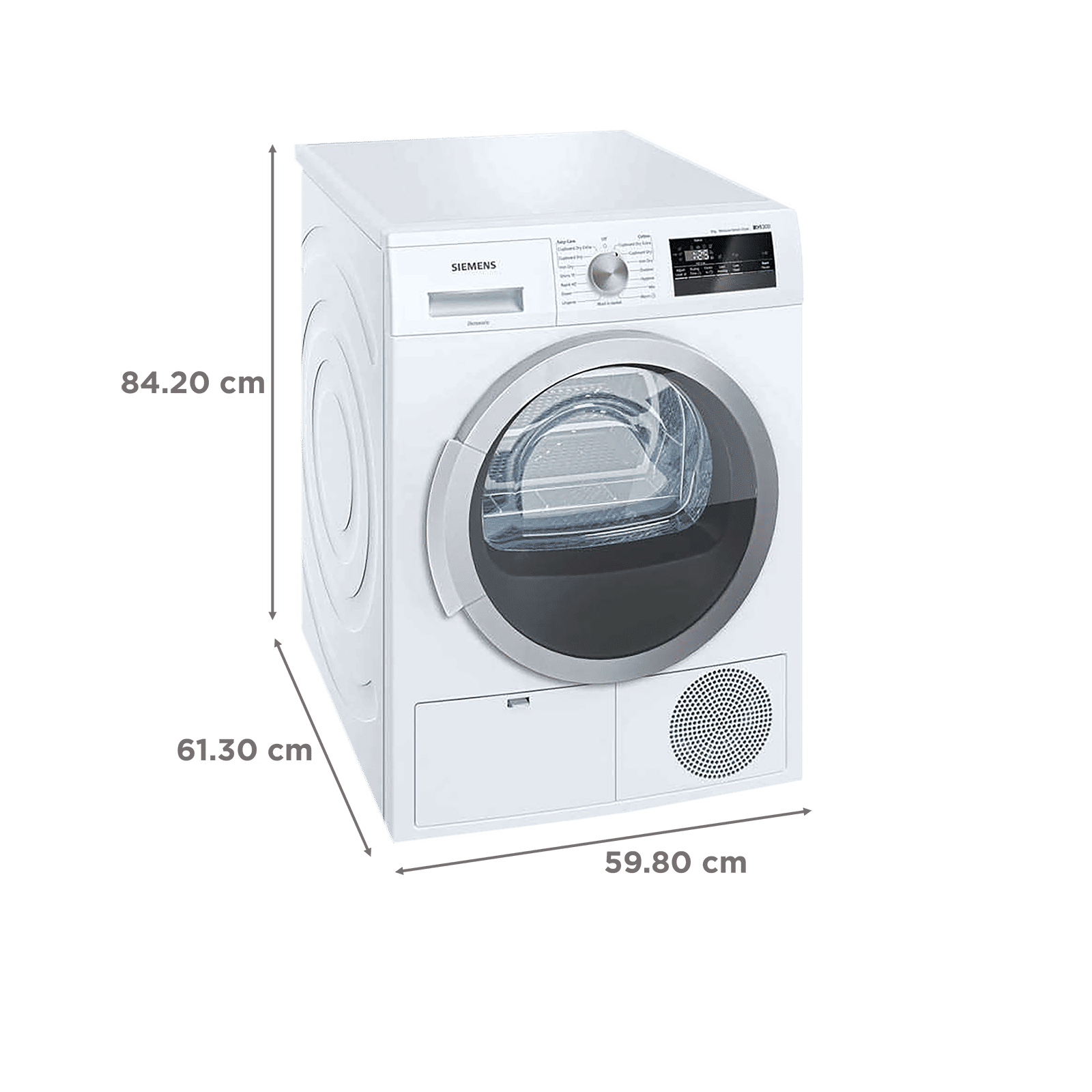 SIEMENS 8 kg Fully Automatic Front Load Dryer (iQ300, WT44B202IN, Softdry Drum System, White)_3