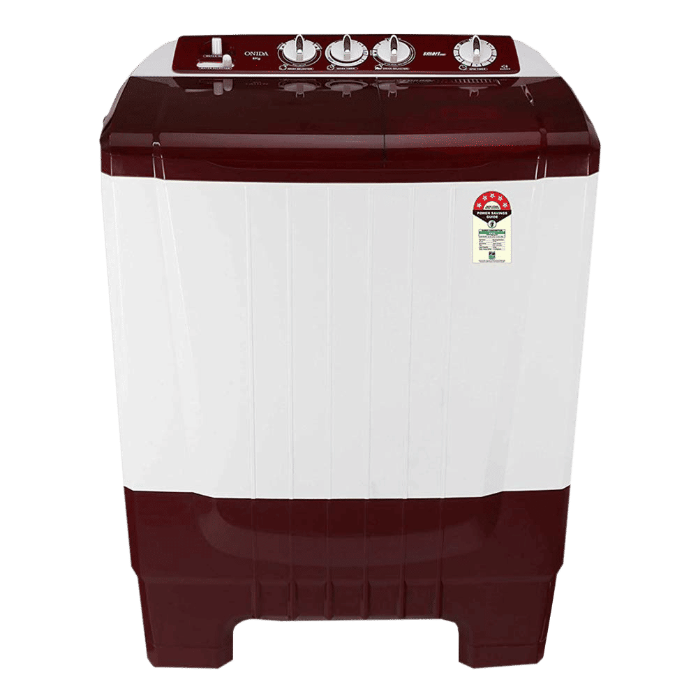 ONIDA 8 kg 5 Star Semi Automatic Washing Machine with Magic Filter (S80SCTR, Lava Red) ONIDA 8 kg 5 Star Semi Automatic Washing Machine with Magic Filter (S80SCTR, Lava Red)_1