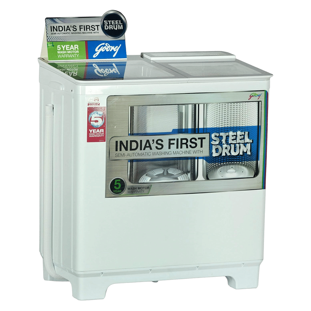 Godrej 8 kg Semi Automatic Washing Machine with Lint Filter (WS 800 PDS, Lilac Sprinkle) Godrej 8 kg Semi Automatic Washing Machine with Lint Filter (WS 800 PDS, Lilac Sprinkle)_2