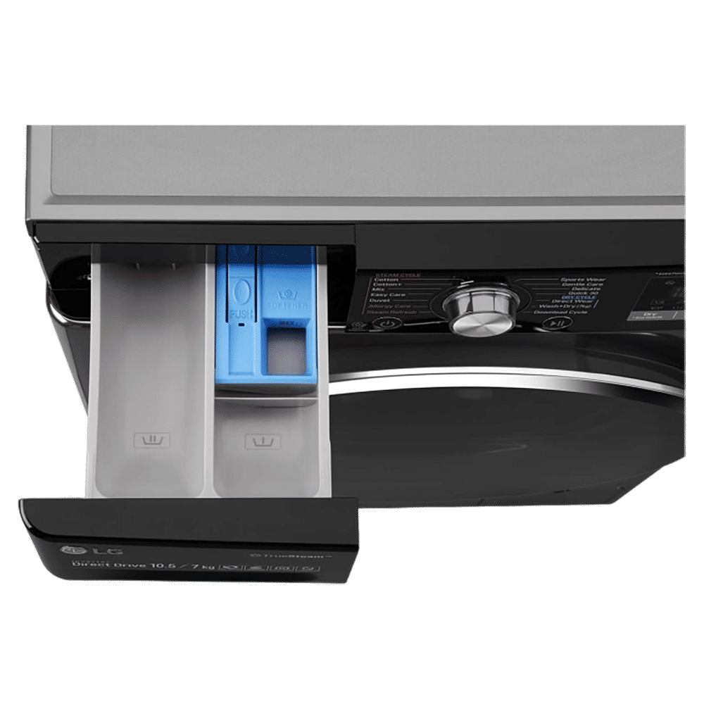 LG 10.5/7 kg Inverter Fully Automatic Front Load Washer Dryer (F4J9JHP2TD.ASSPEIL, Wi-Fi Support, Stainless Steel)_10