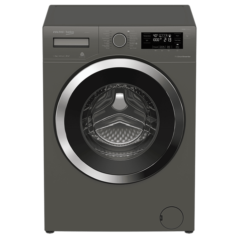 Voltas Beko 8 kg Inverter Fully Automatic Front Load Washing Machine (WFL80M, In-Built Heater, Manhattan Grey) Voltas Beko 8 kg Inverter Fully Automatic Front Load Washing Machine (WFL80M, In-Built Heater, Manhattan Grey)_7
