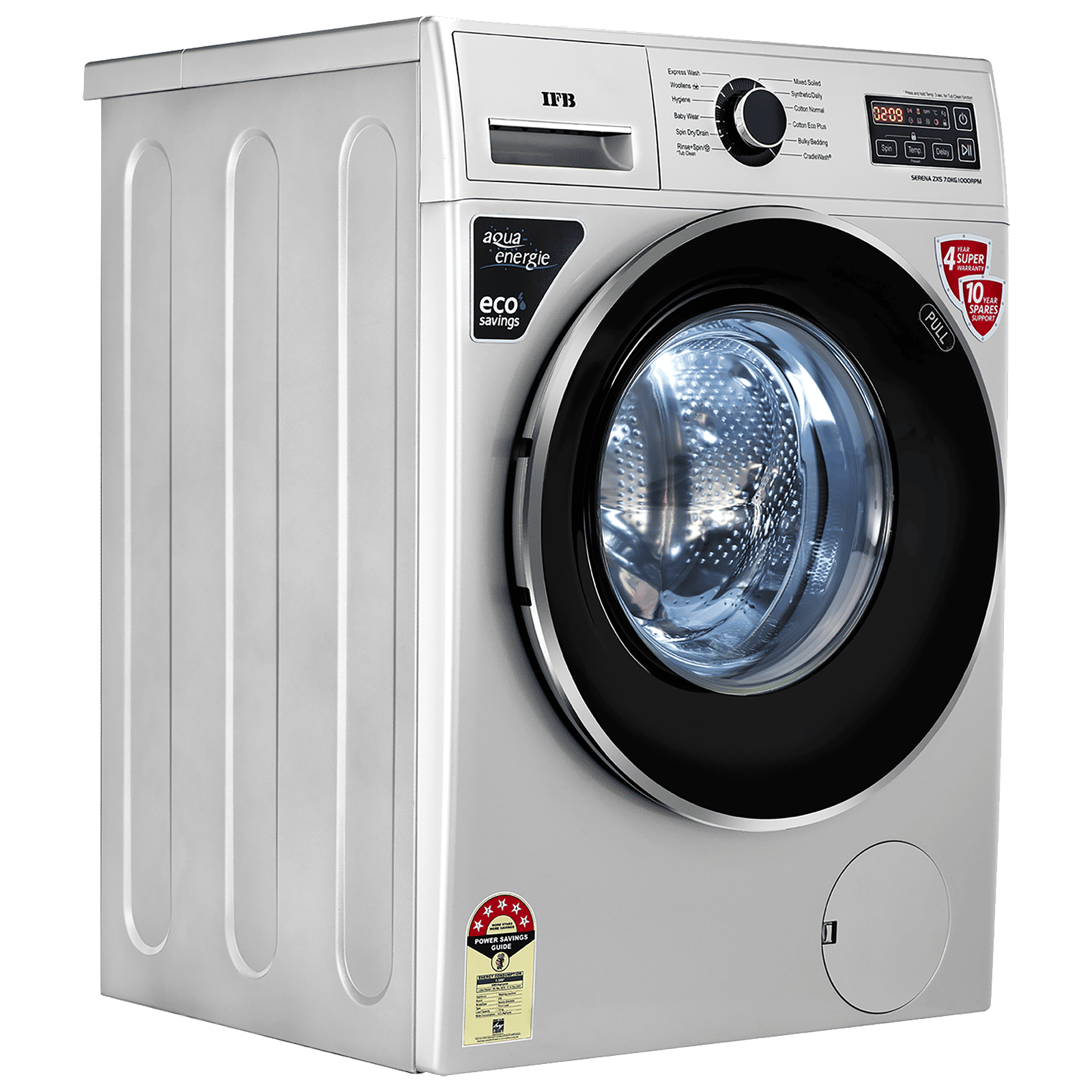 IFB 7 kg 5 Star Fully Automatic Front Load Washing Machine (Serena ZXS, Aqua Energie, Silver) IFB 7 kg 5 Star Fully Automatic Front Load Washing Machine (Serena ZXS, Aqua Energie, Silver)_11