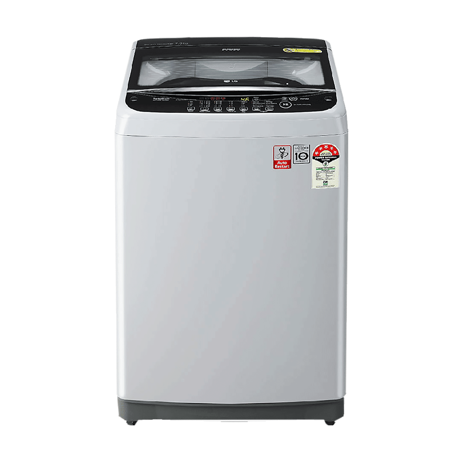 LG 7 kg 5 Star Inverter Fully Automatic Top Load Washing Machine (T70SJSF3Z.ASFQEIL, Smart Inverter Technology, Middle Free Silver) LG 7 kg 5 Star Inverter Fully Automatic Top Load Washing Machine (T70SJSF3Z.ASFQEIL, Smart Inverter Technology, Middle Free Silver)_1