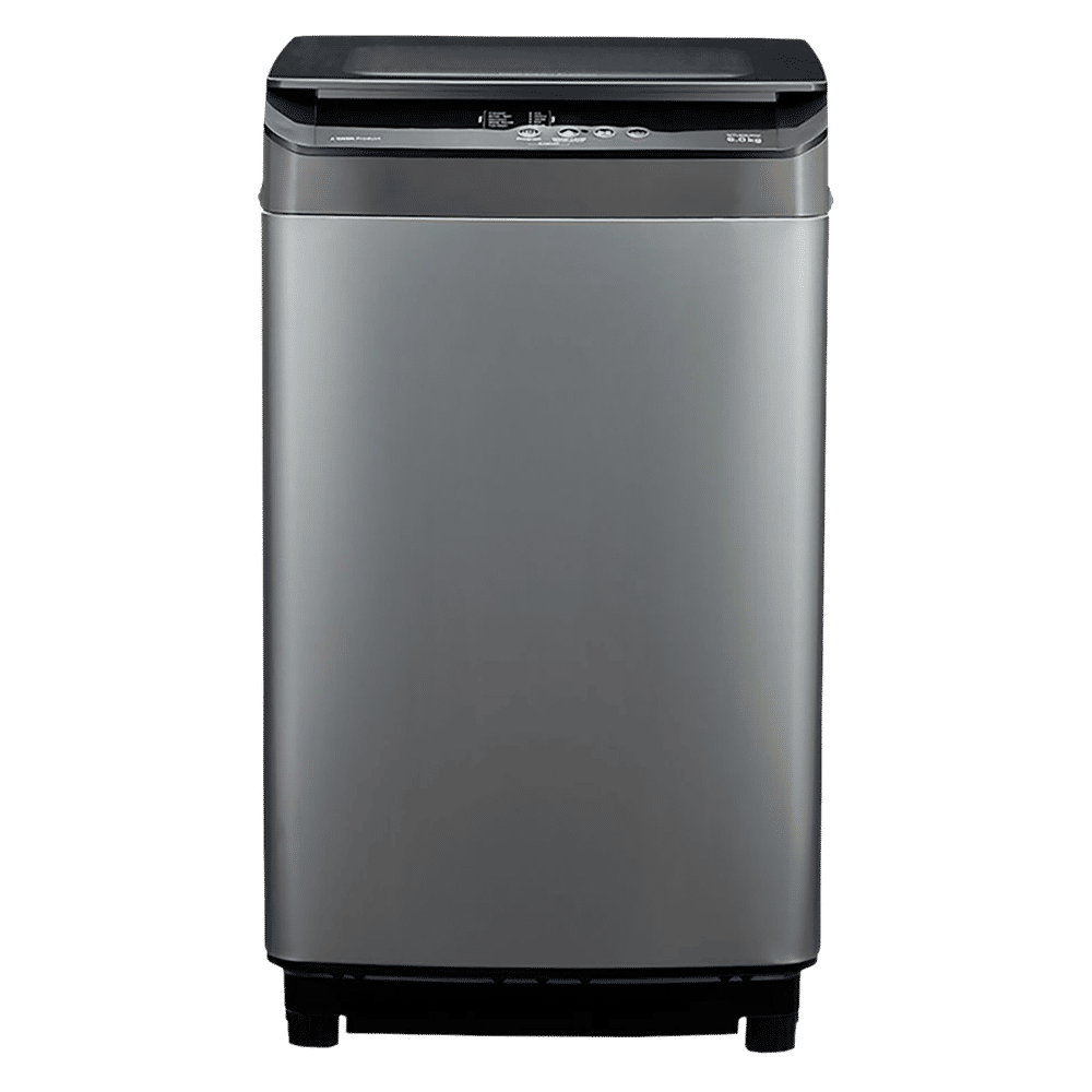 VOLTAS beko 6.5 kg 5 Star Fully Automatic Top Load Washing Machine (WTL65UPGC, Lint Filter, Grey)_1