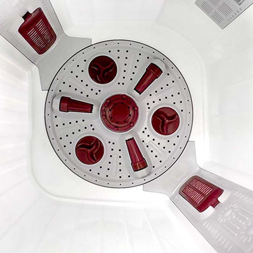 VOLTAS beko 8 kg 5 Star Semi Automatic Washing Machine with IPX4 Control Panel (WTT80DBRG, Burgundy) VOLTAS beko 8 kg 5 Star Semi Automatic Washing Machine with IPX4 Control Panel (WTT80DBRG, Burgundy)_10