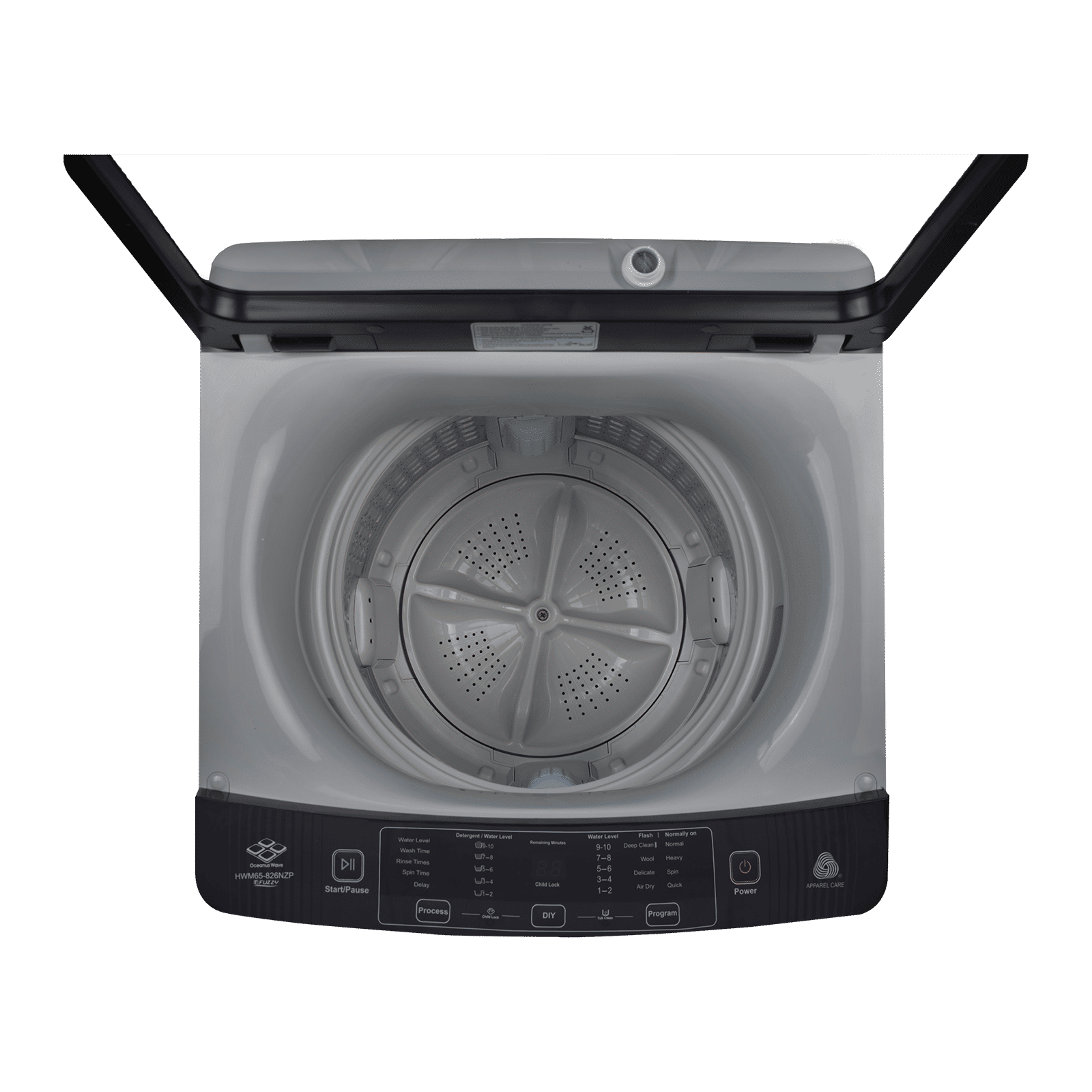 Haier 7 kg 5 Star Fully Automatic Top Load Washing Machine (826 Series, HWM70-826DNZP, NZP Technology, Titanium Silver Grey)_7